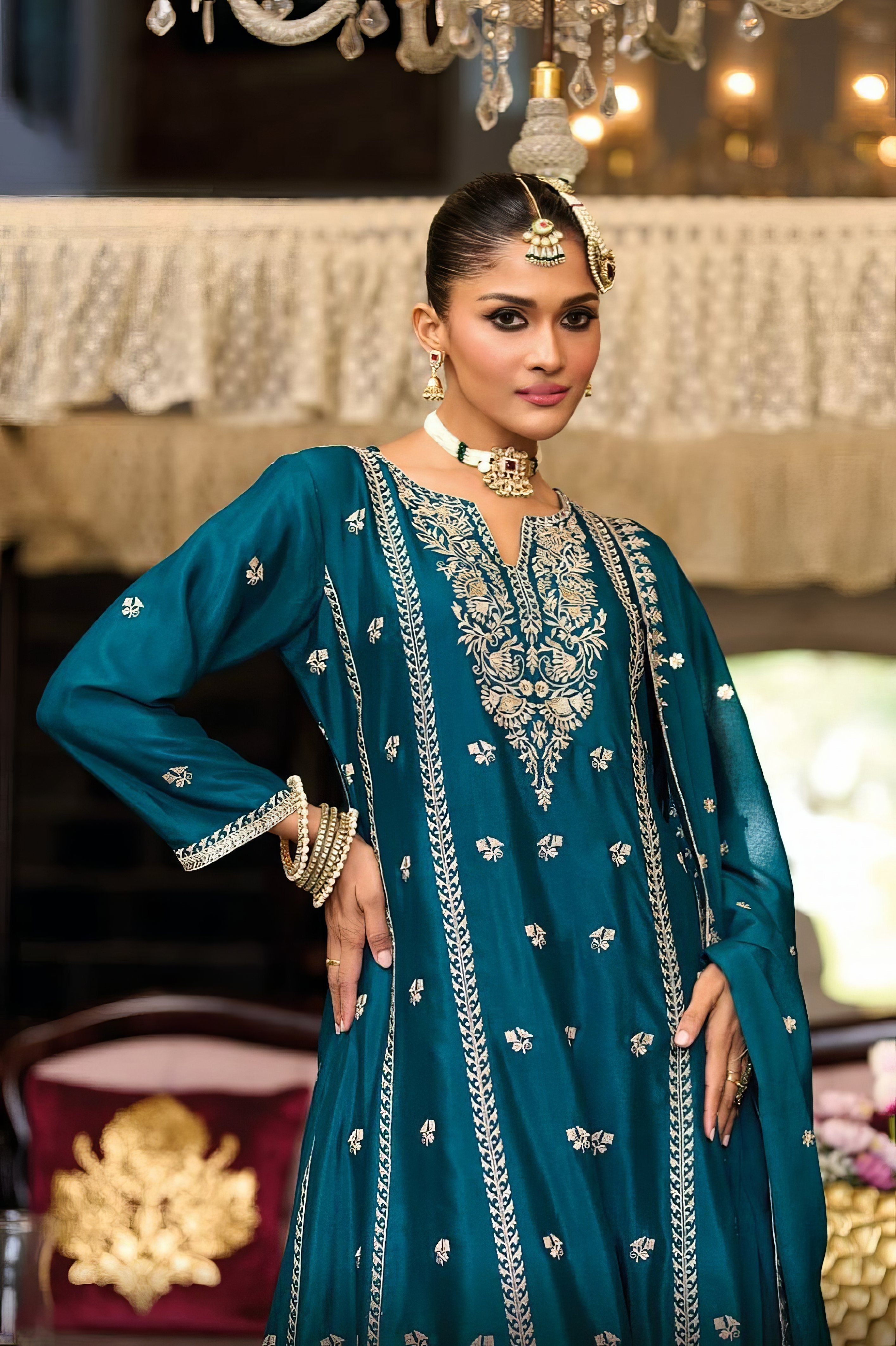 Punjabi Style Ethnic Suit LXST0071