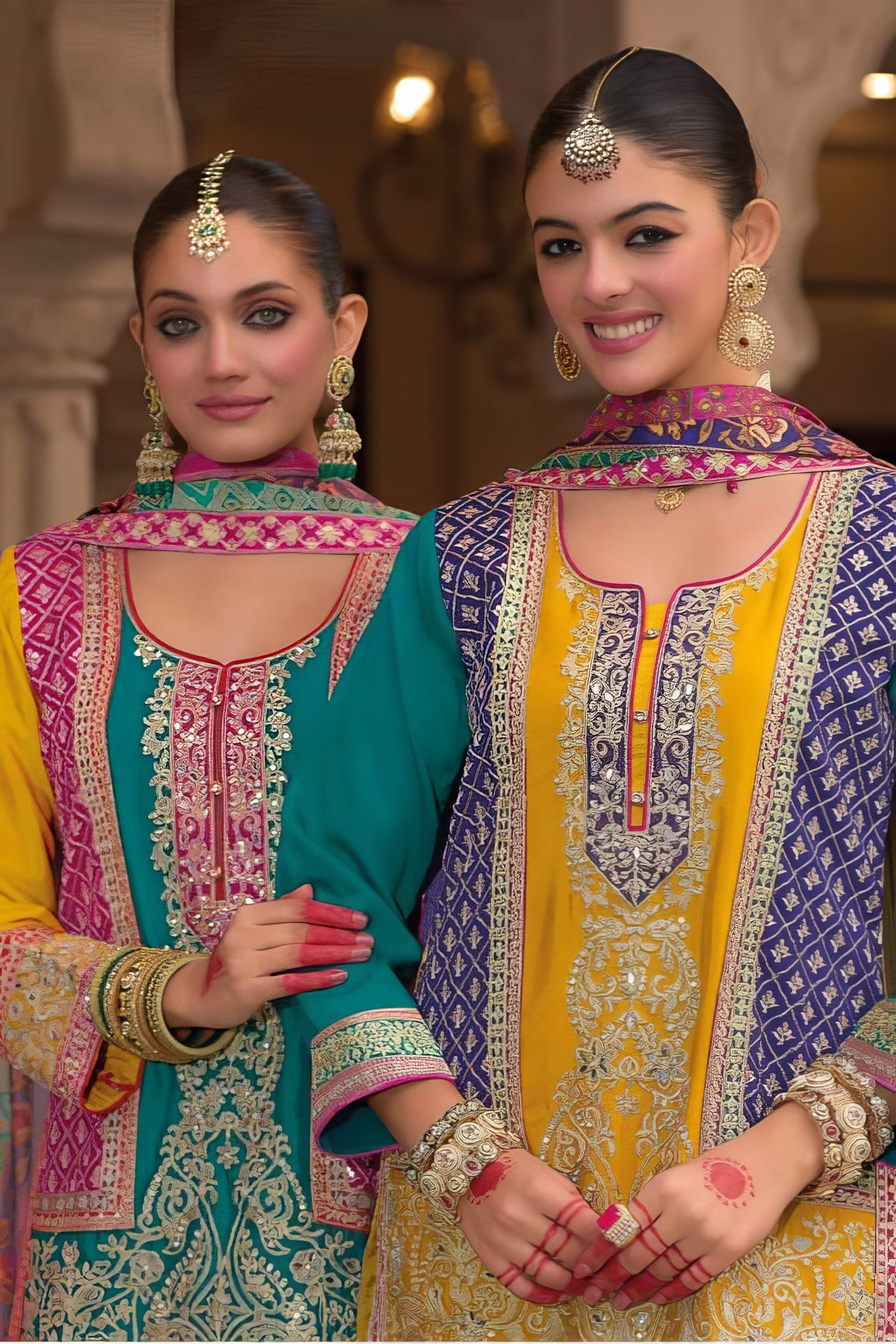 Chinoraah Royal Sharara Set LXSR0110