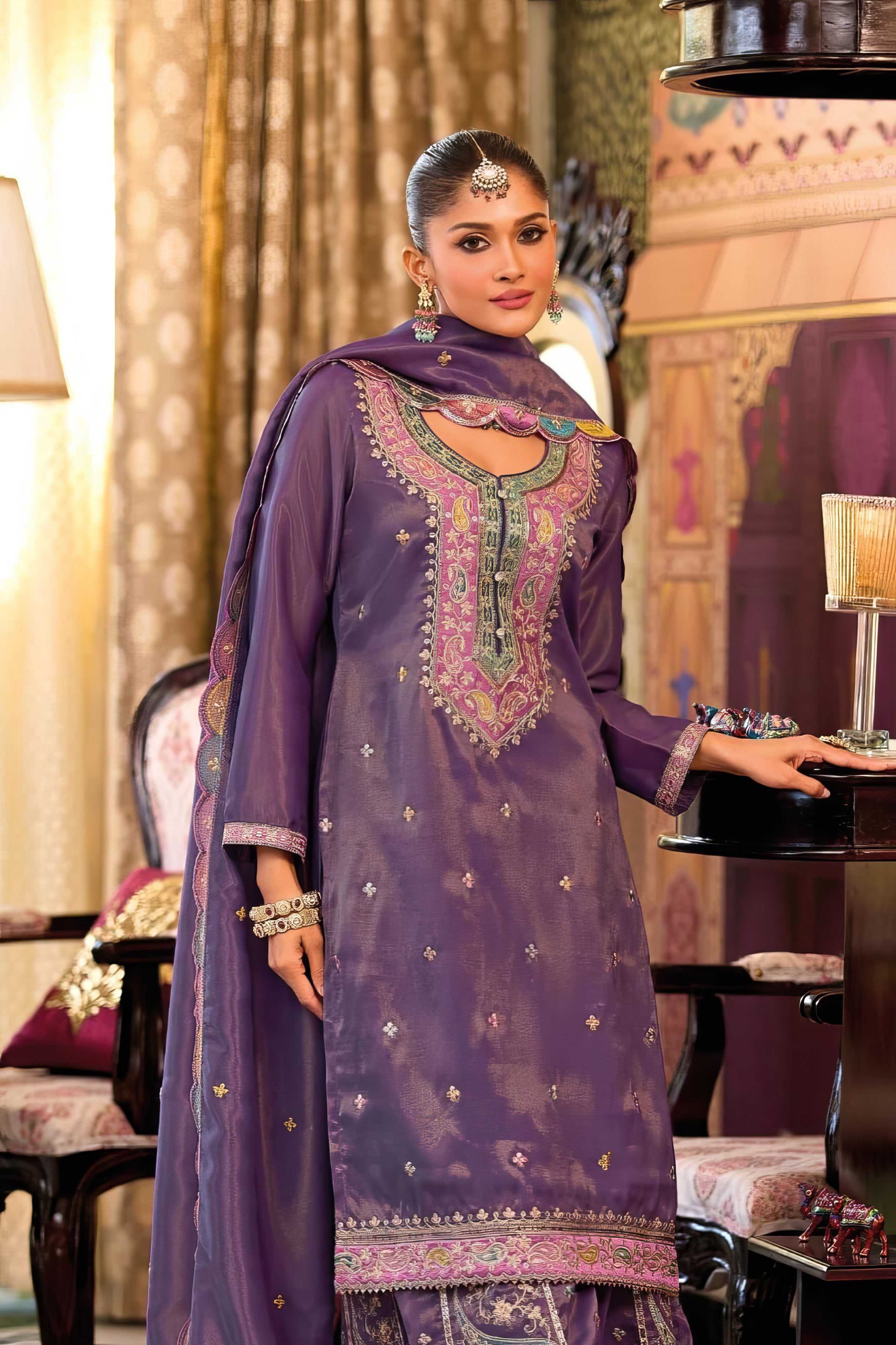 Chinoraah Royal Sharara Set LXSR0111