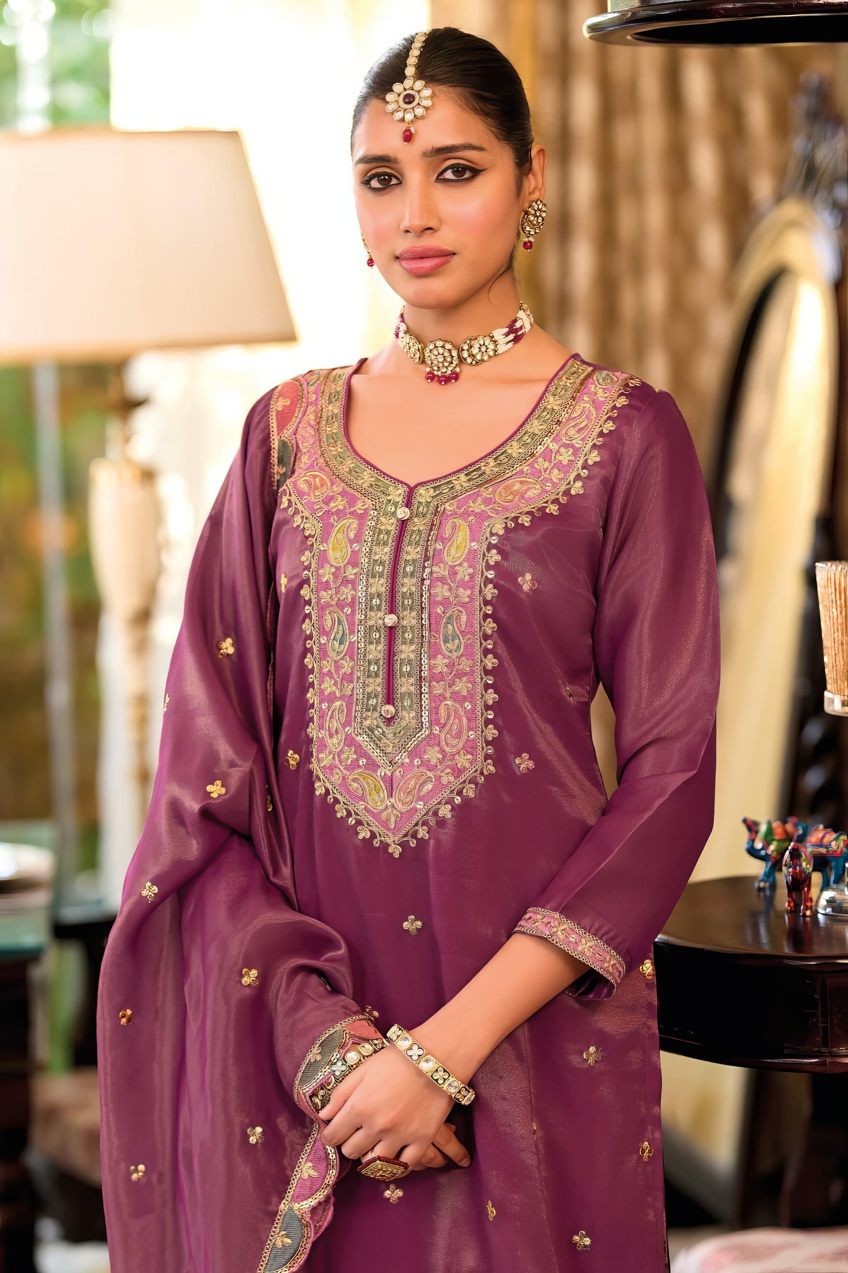 Chinoraah Royal Sharara Set LXSR0111