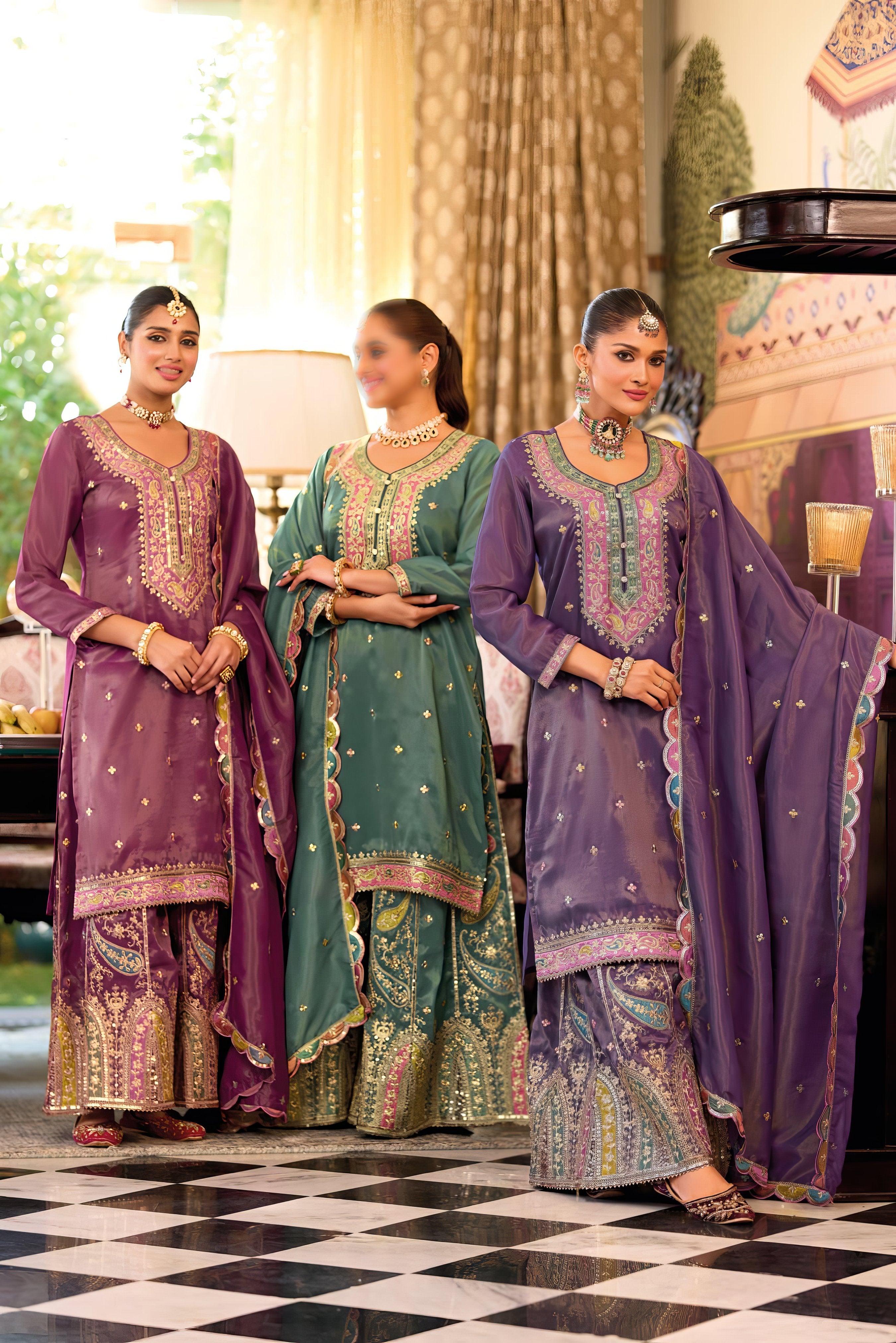 Chinoraah Royal Sharara Set LXSR0111