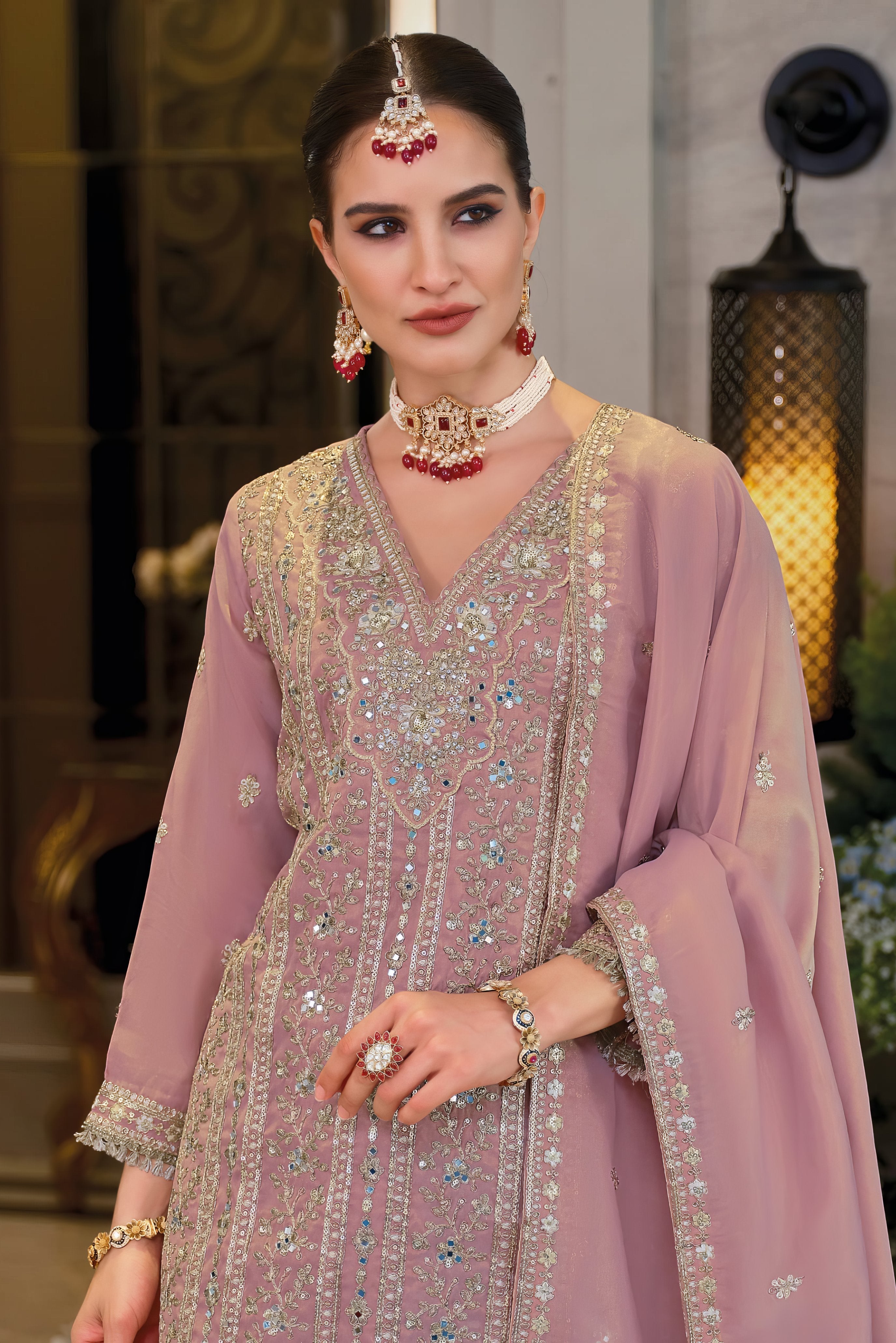 Heavy Chinon Fab Sharara Set LXSR0112