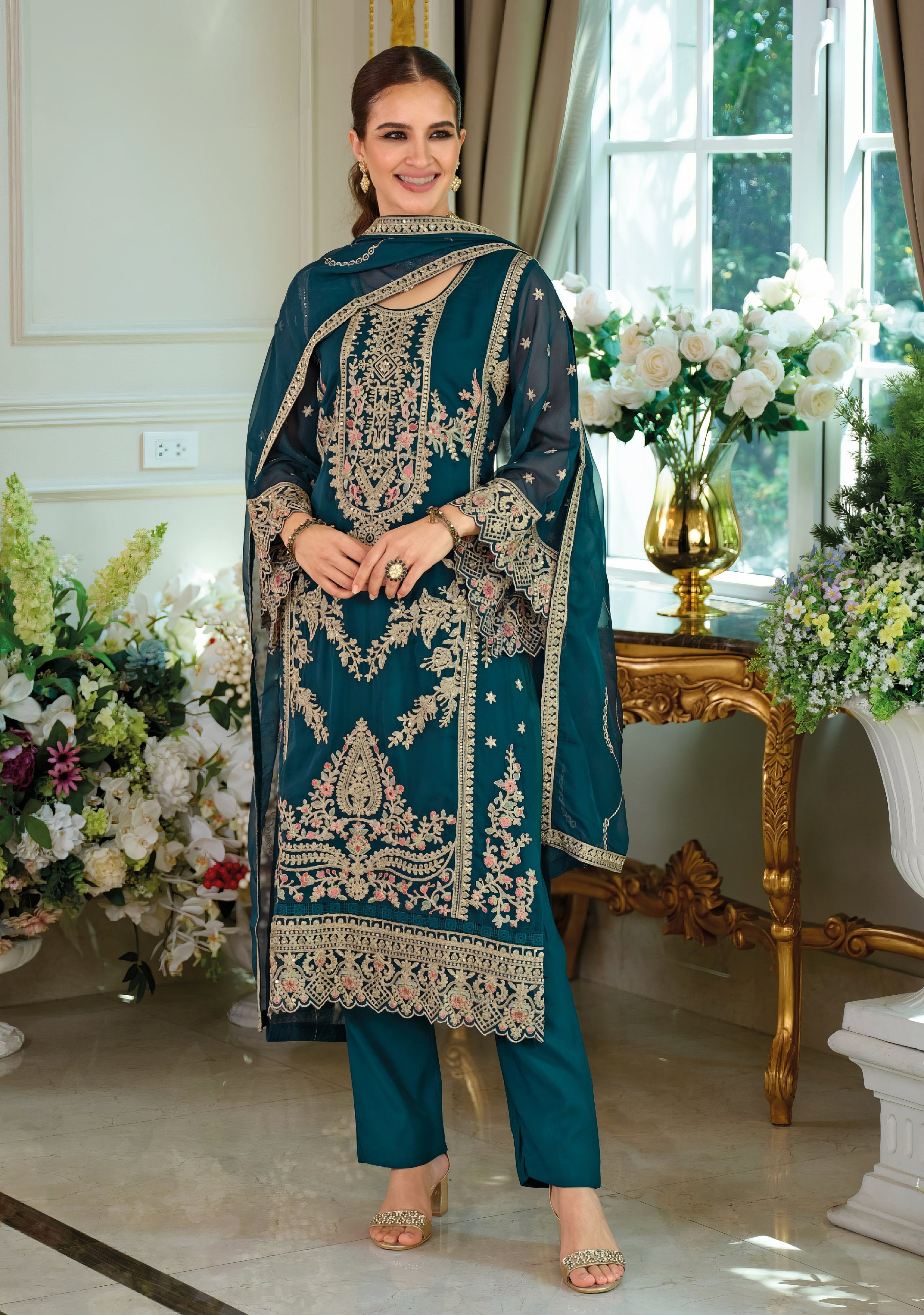 Organza Bloom Pakistani Suit LXPK0093