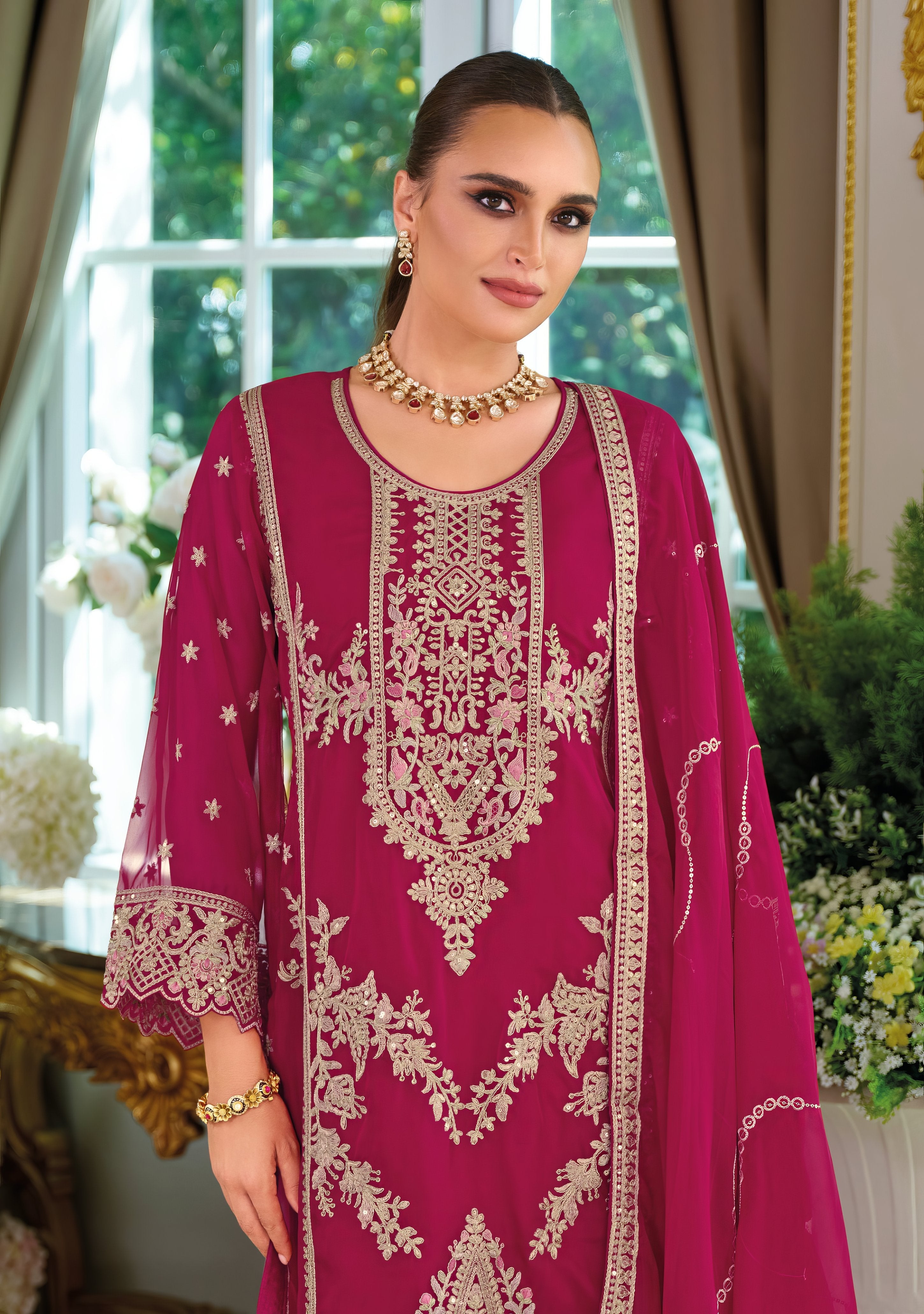 Organza Bloom Pakistani Suit LXPK0093