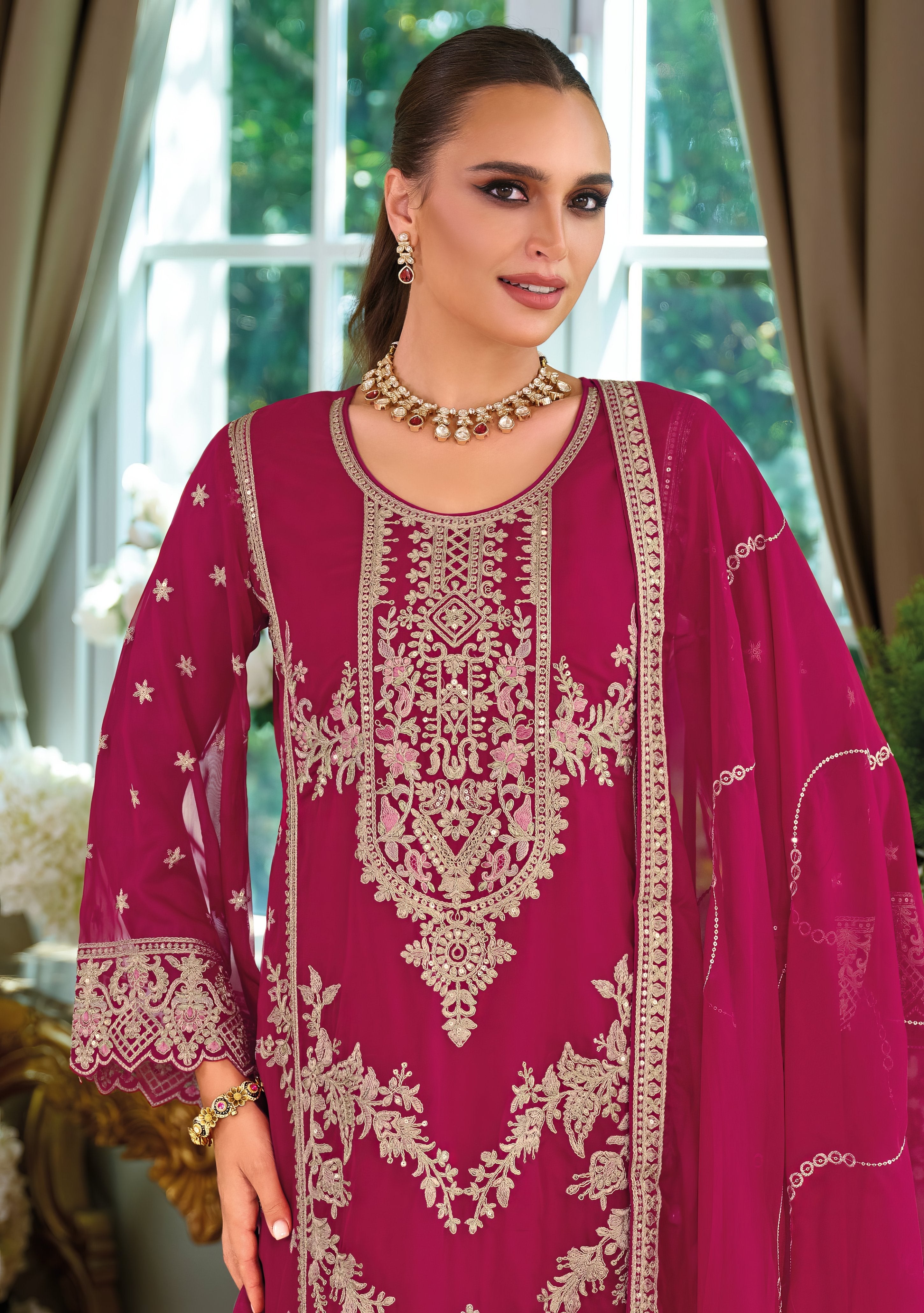 Organza Bloom Pakistani Suit LXPK0093