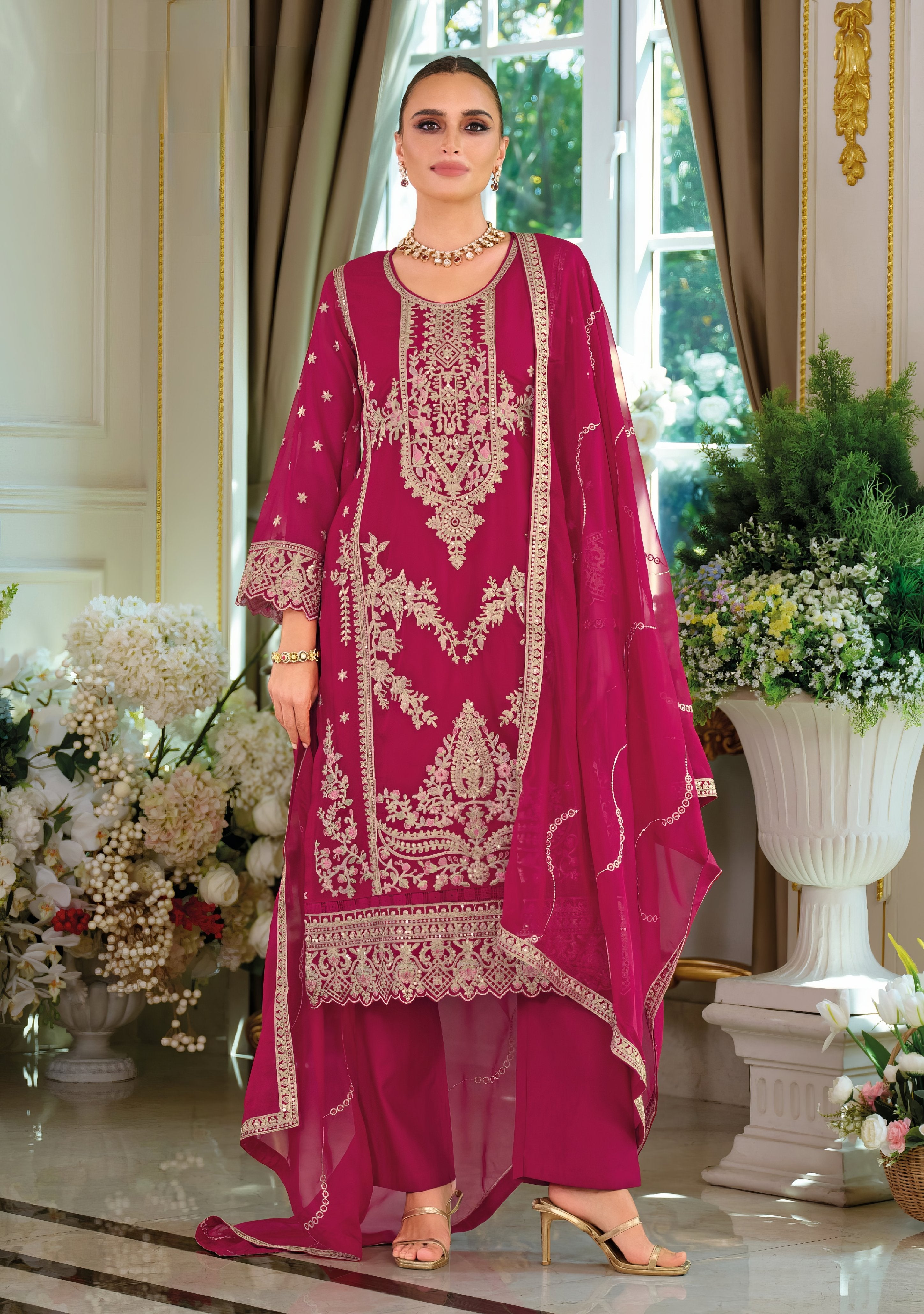 Organza Bloom Pakistani Suit LXPK0093