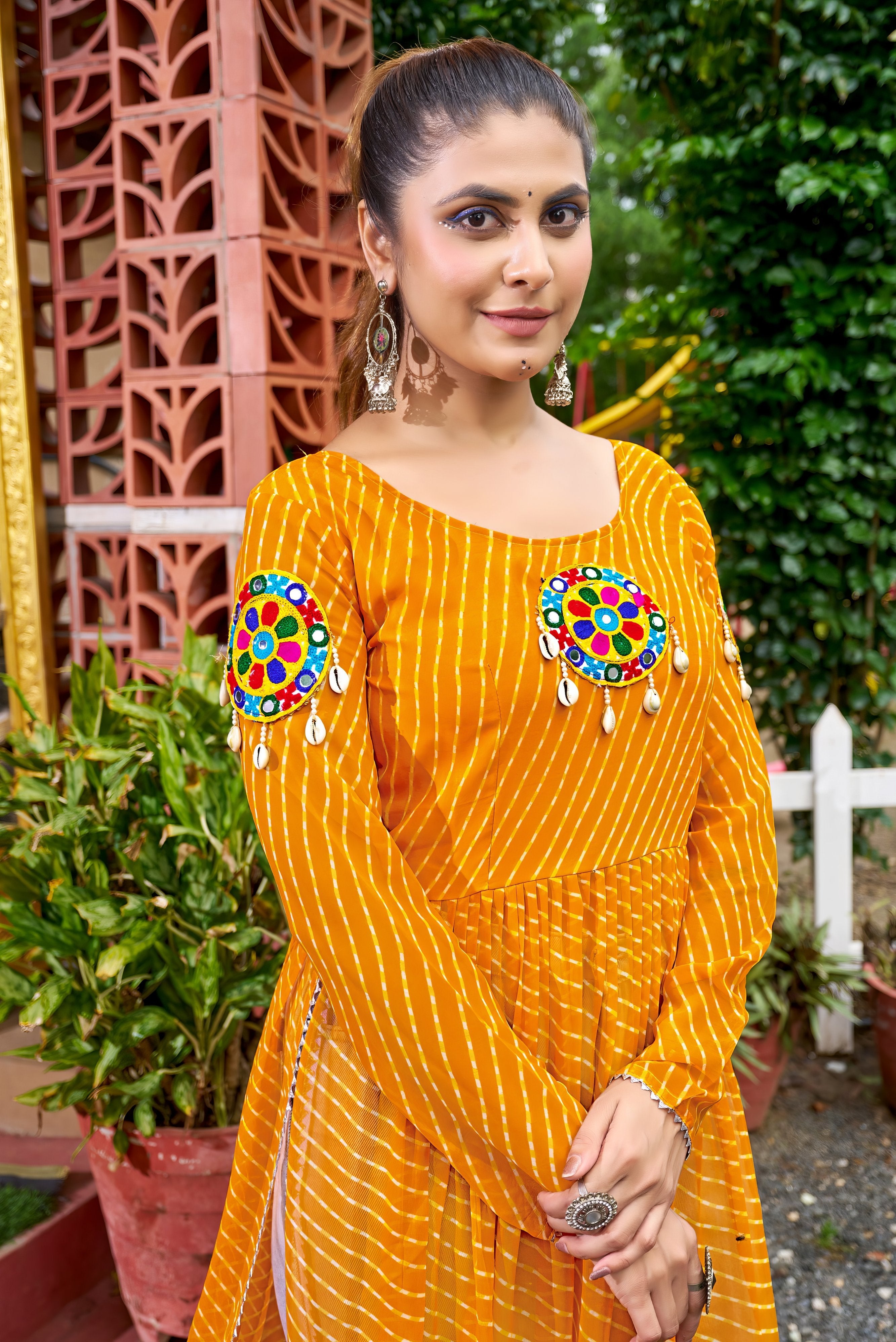 Vibrant Kutchi Bandhani Style Kurti NV0001