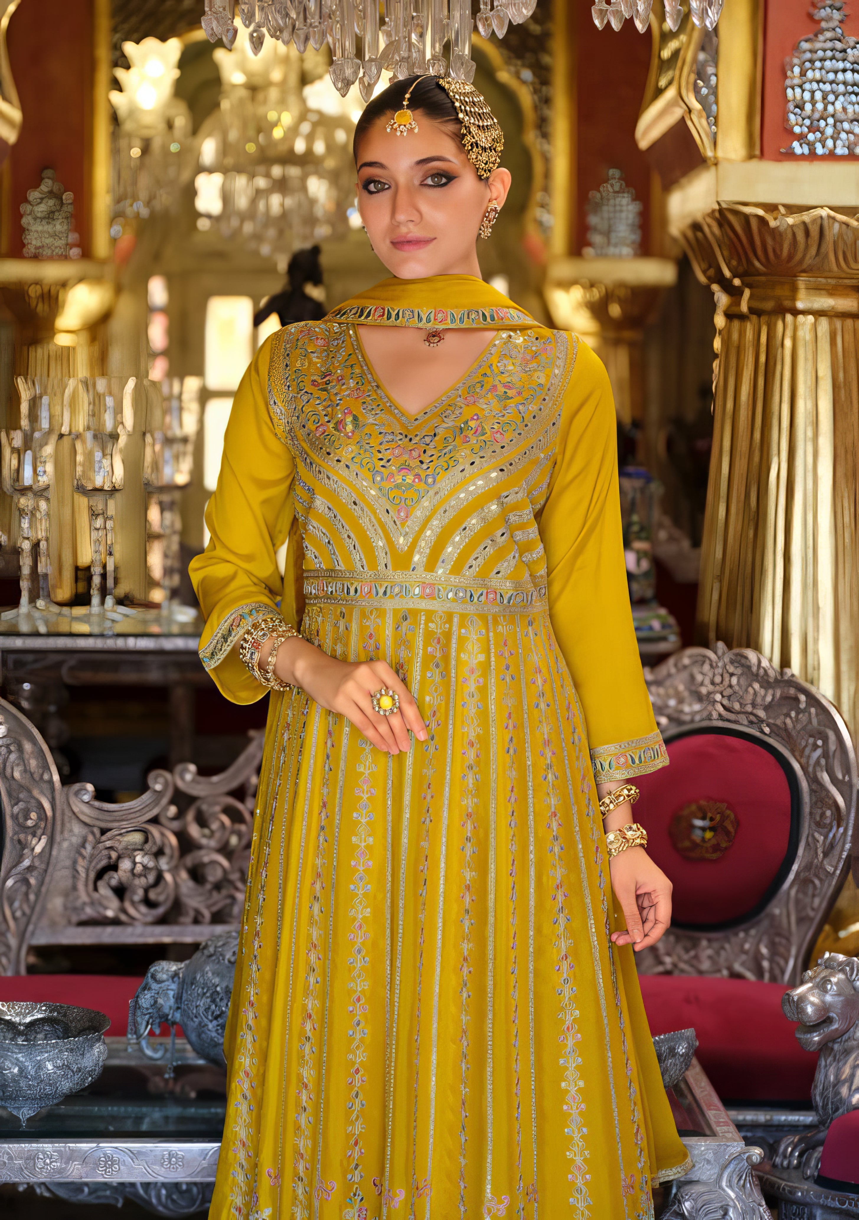 Regal Bloom Sharara Set LXSR0116