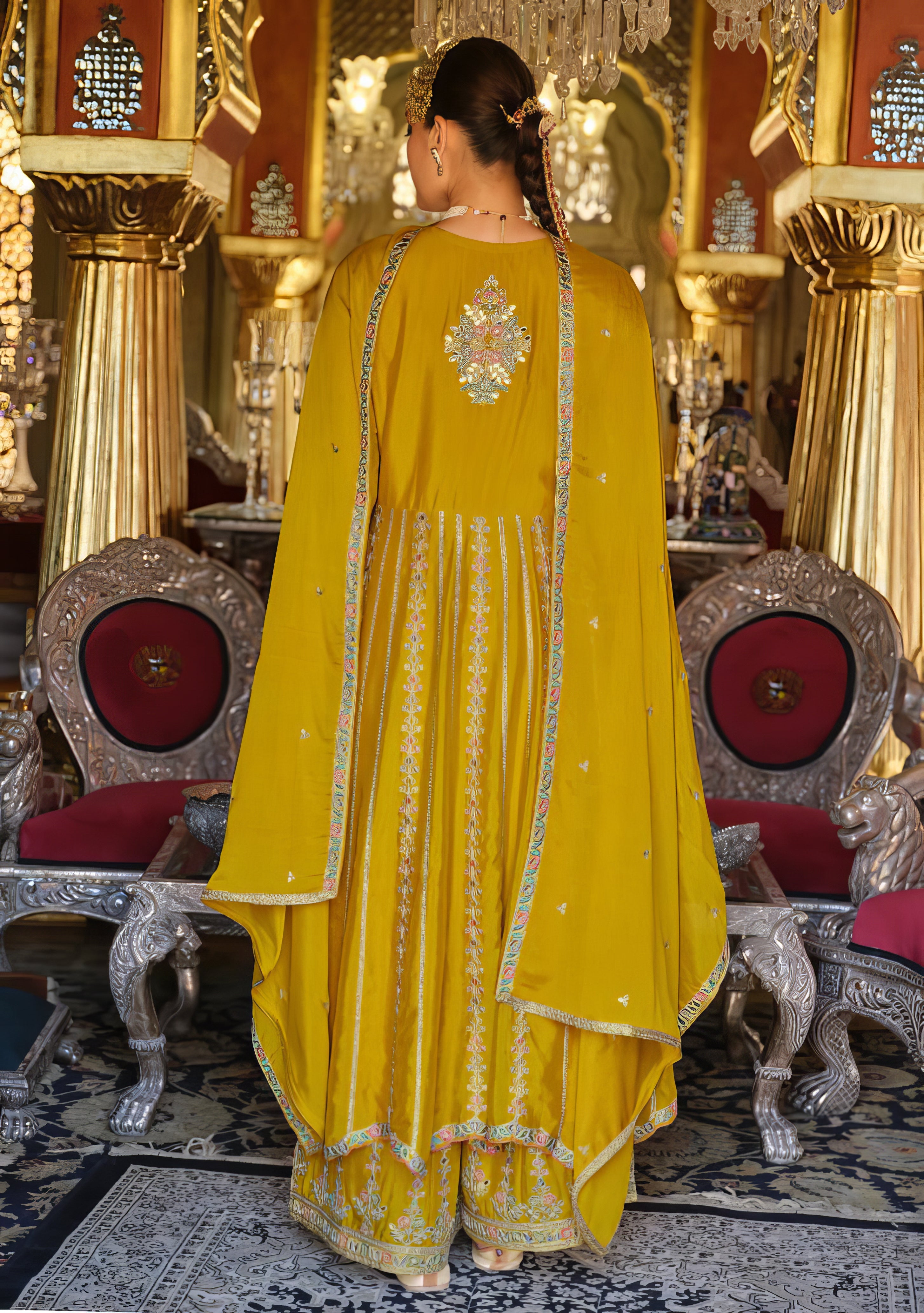 Regal Bloom Sharara Set LXSR0116