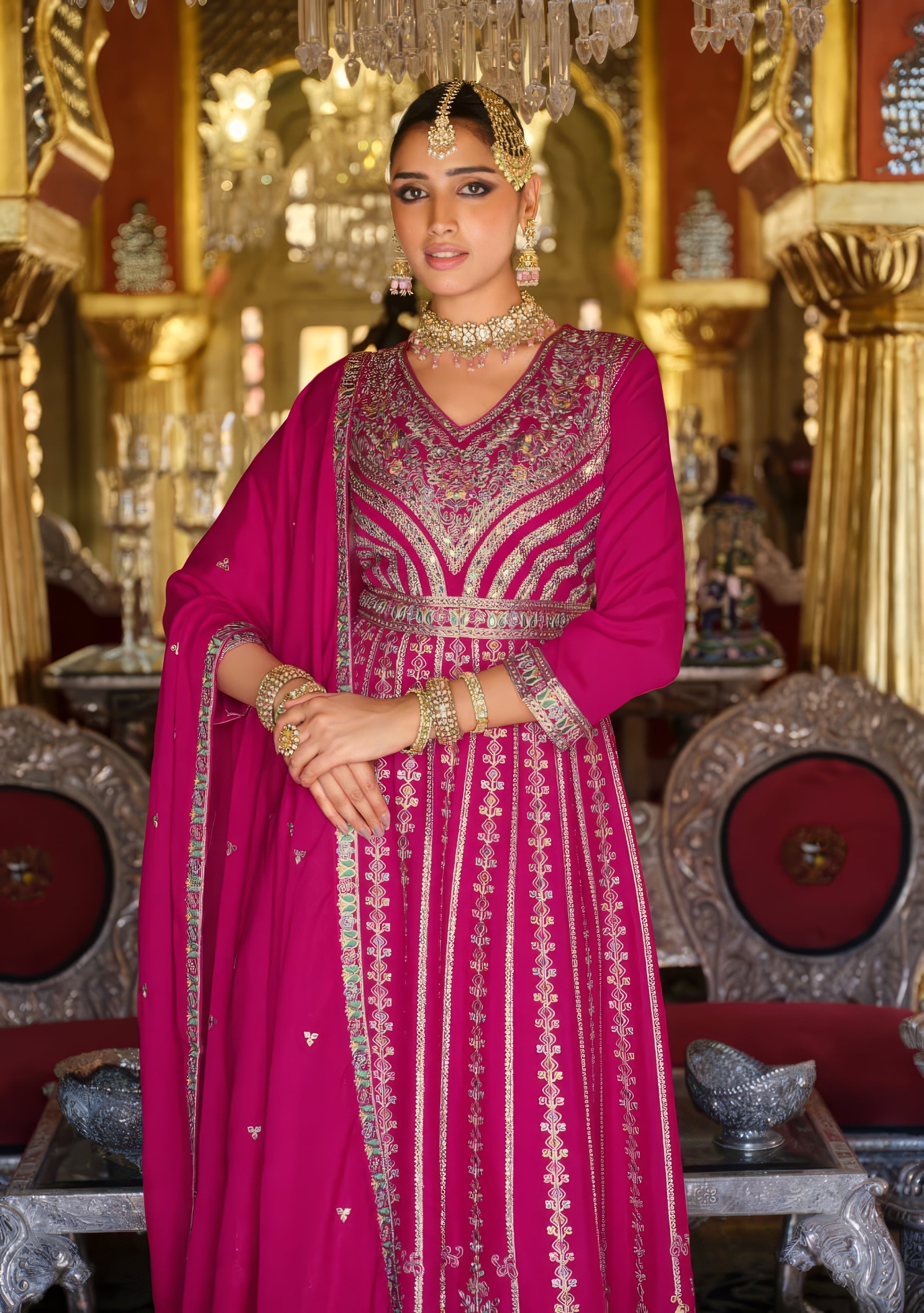Regal Bloom Sharara Set LXSR0116
