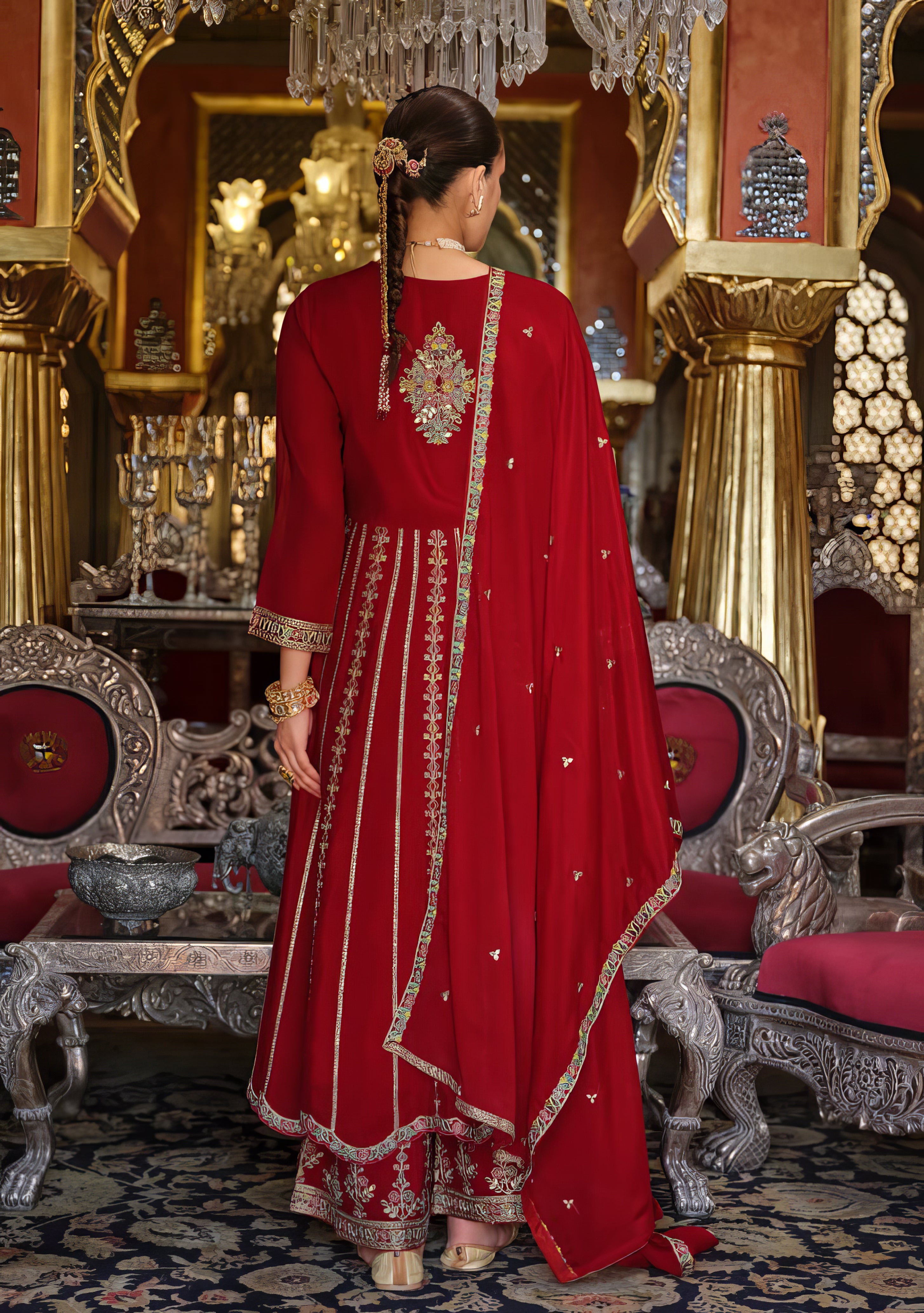 Regal Bloom Sharara Set LXSR0116