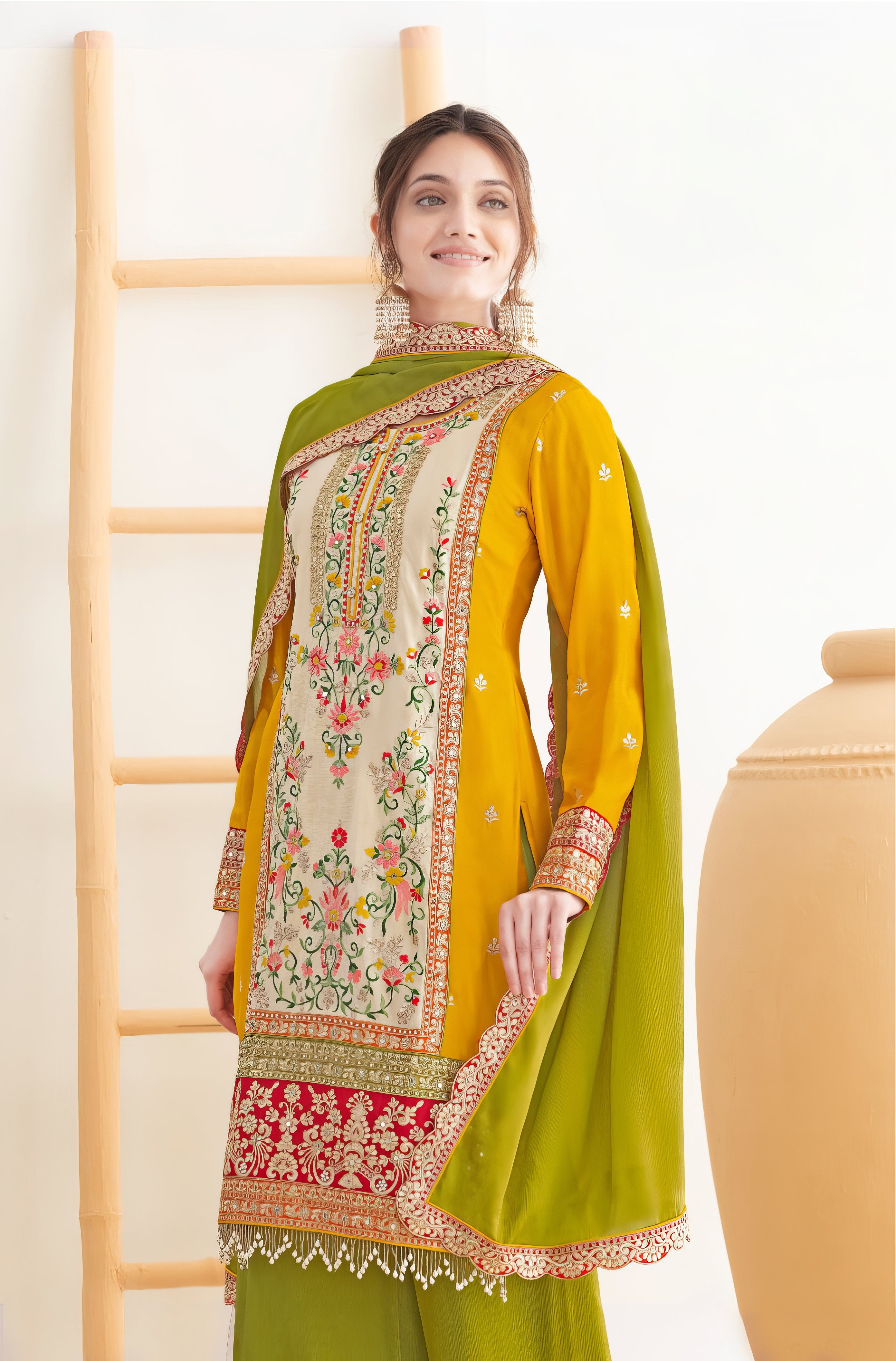 Premium Chinnon Luxury Suit LXST0073