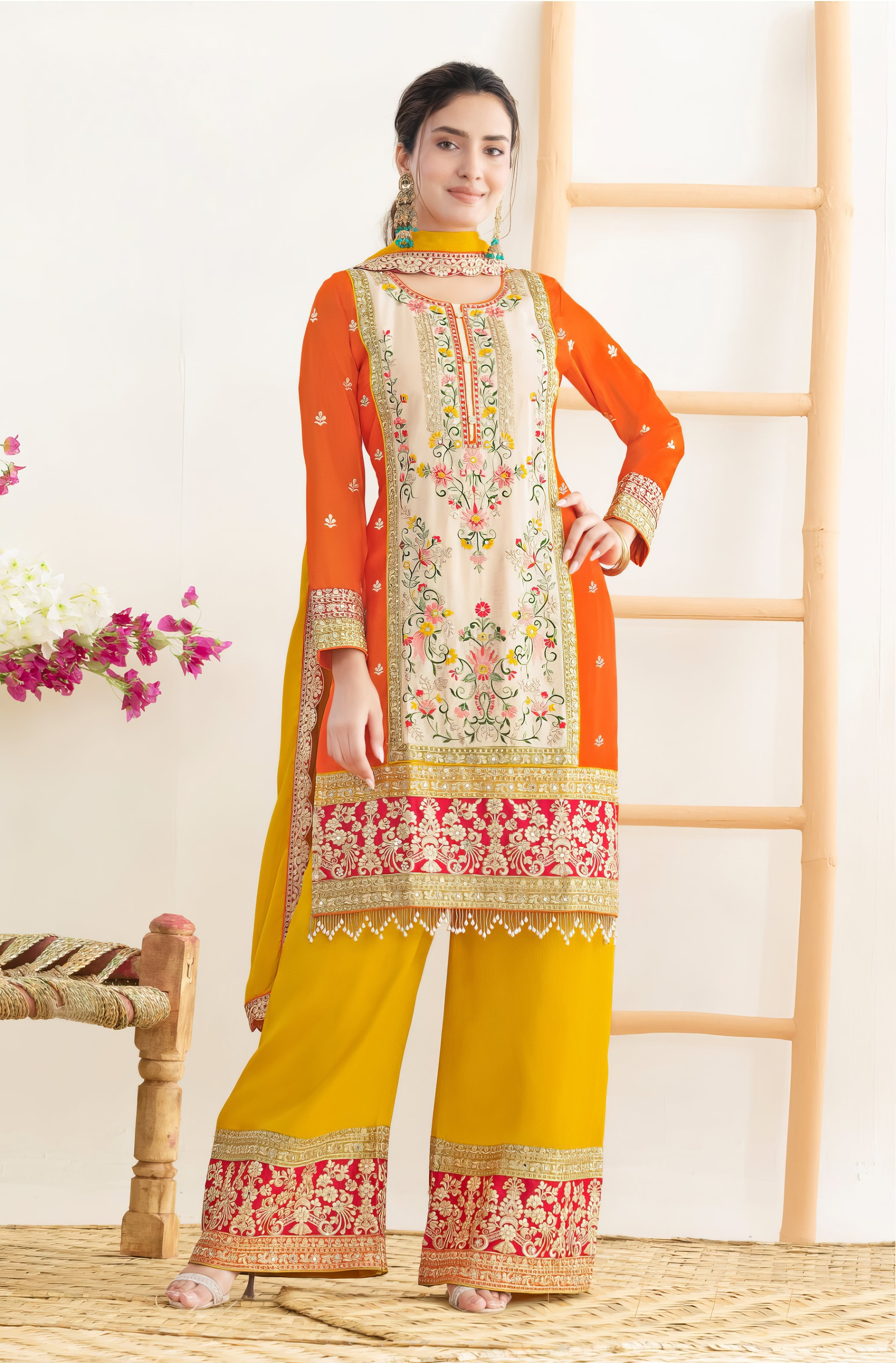Premium Chinnon Luxury Suit LXST0073