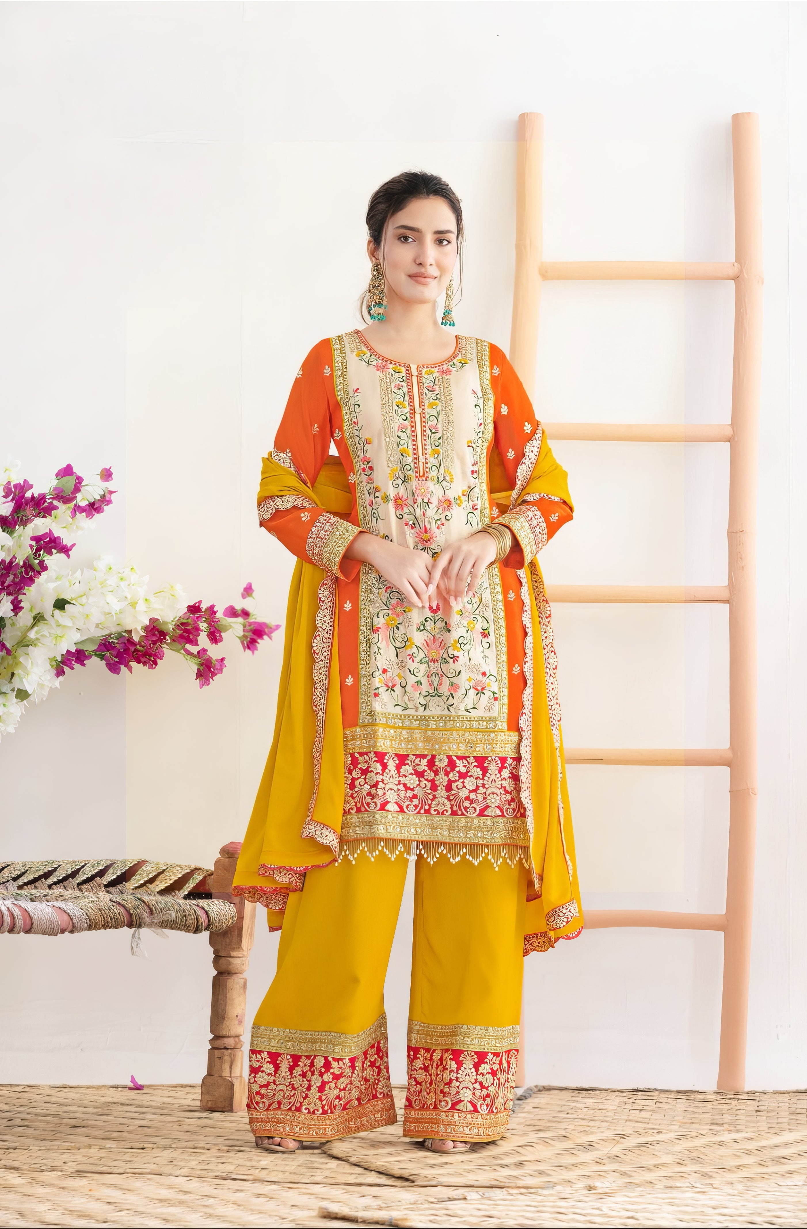 Premium Chinnon Luxury Suit LXST0073