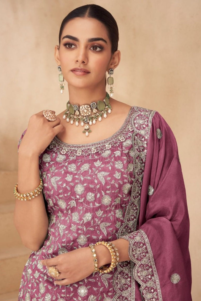 Silken Grace Ensemble Sharara Set LXSR0120