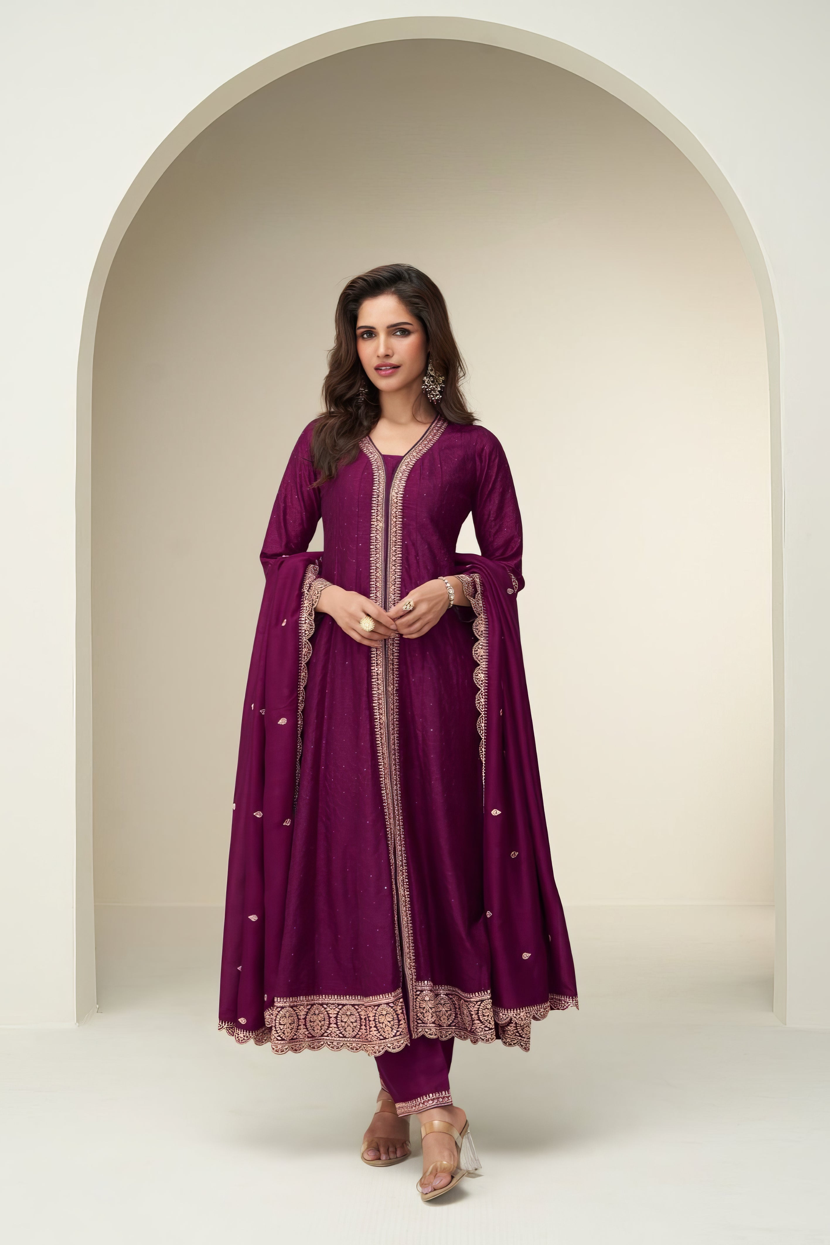 Premium Silk Luxury Suit LXST0074