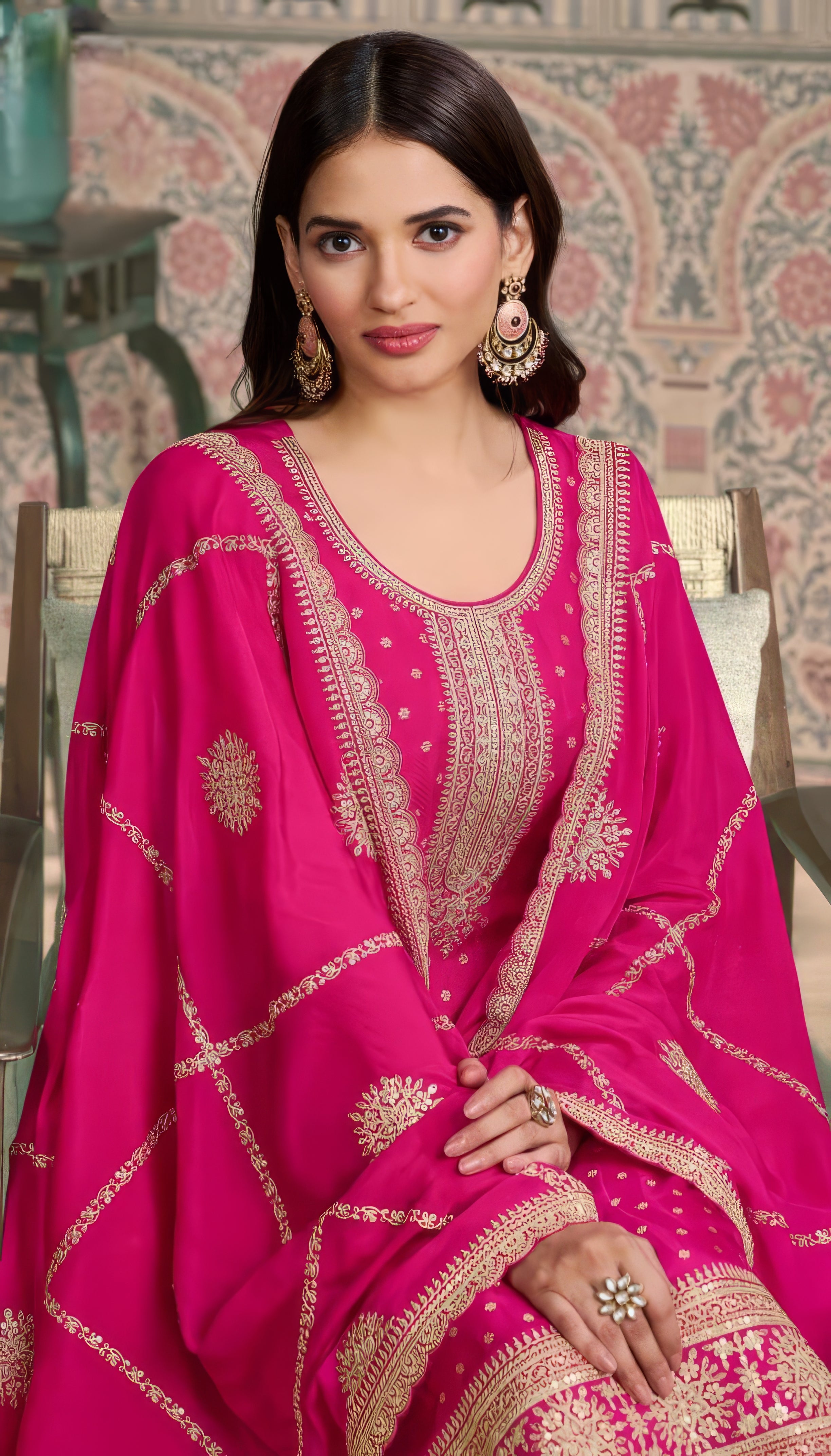 Vis Chiniya Silk Luxury Suit LXST0075