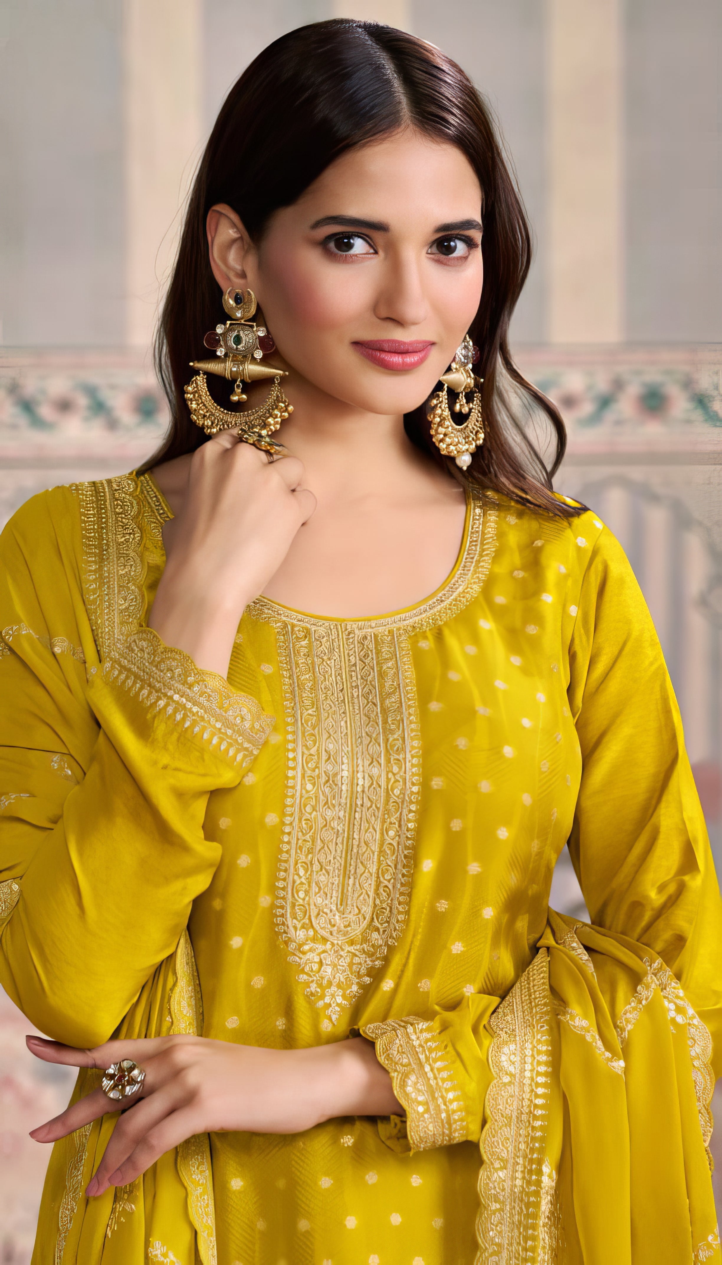 Vis Chiniya Silk Luxury Suit LXST0075