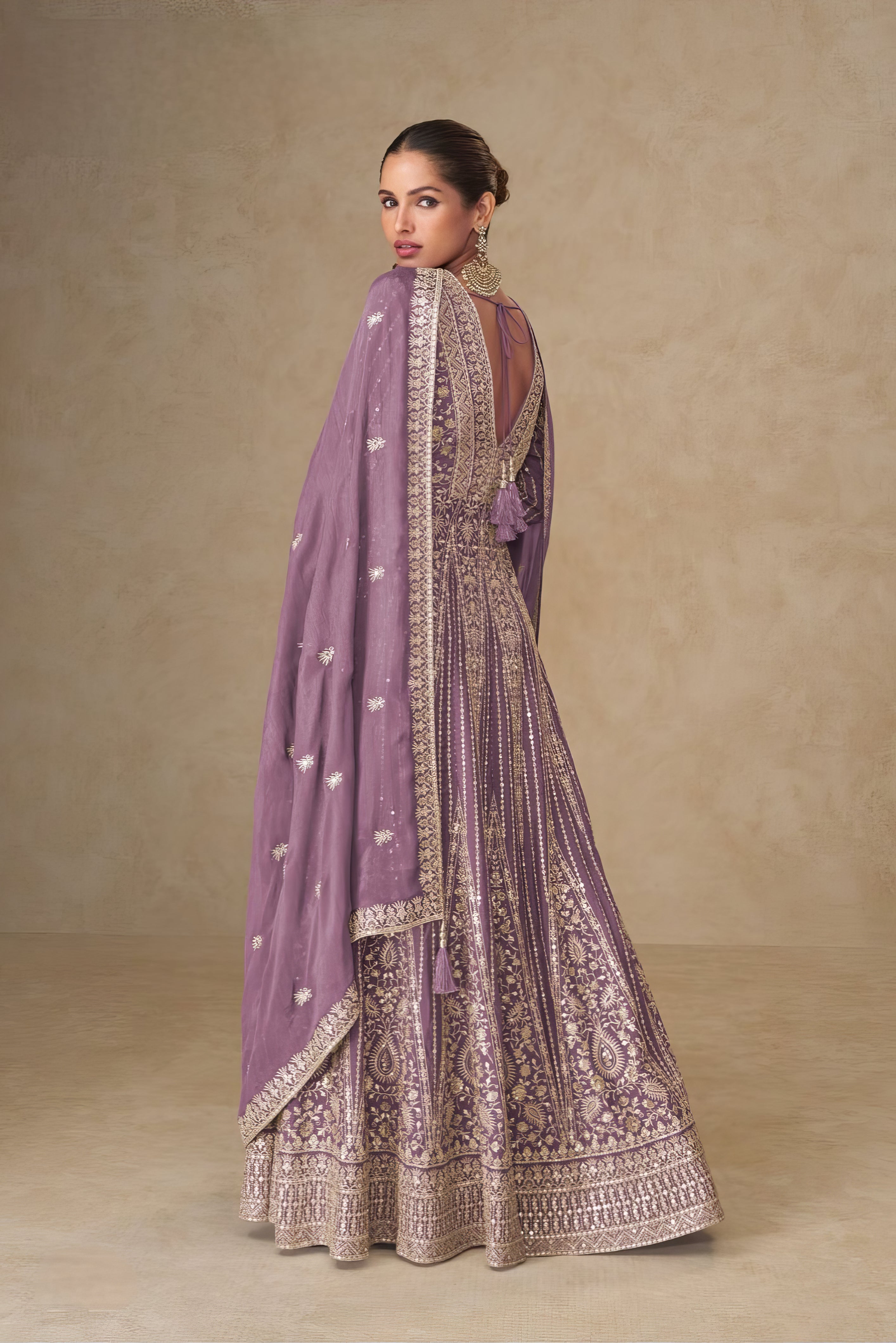 Premium & Finest Chinnon Sharara Set LXSR0125