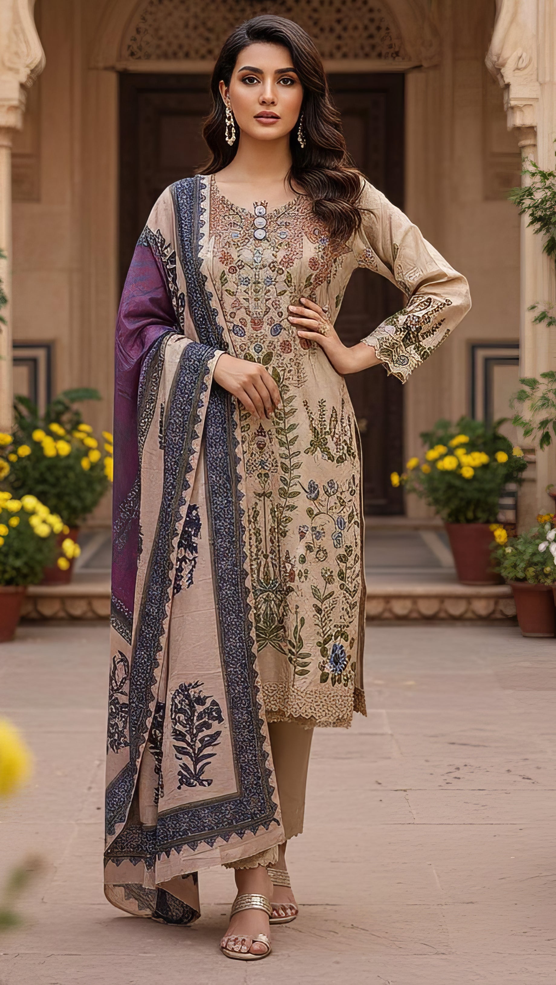Rayon Bloom Pakistani Suit LXPK0102