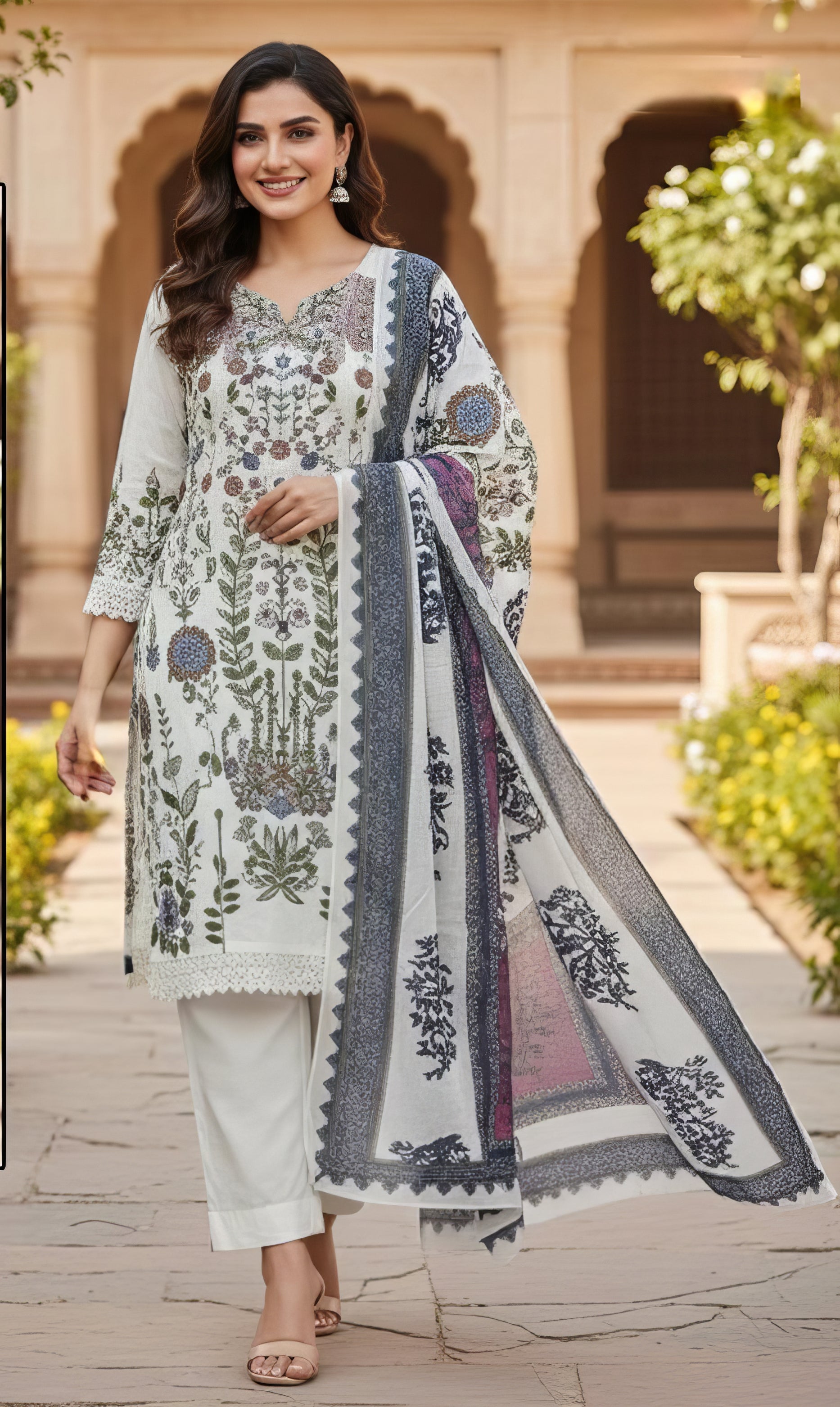 Rayon Bloom Pakistani Suit LXPK0102