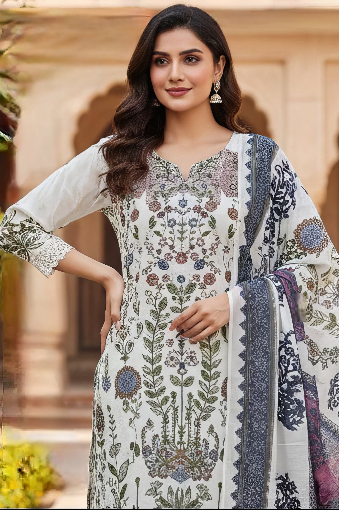 Rayon Bloom Pakistani Suit LXPK0102