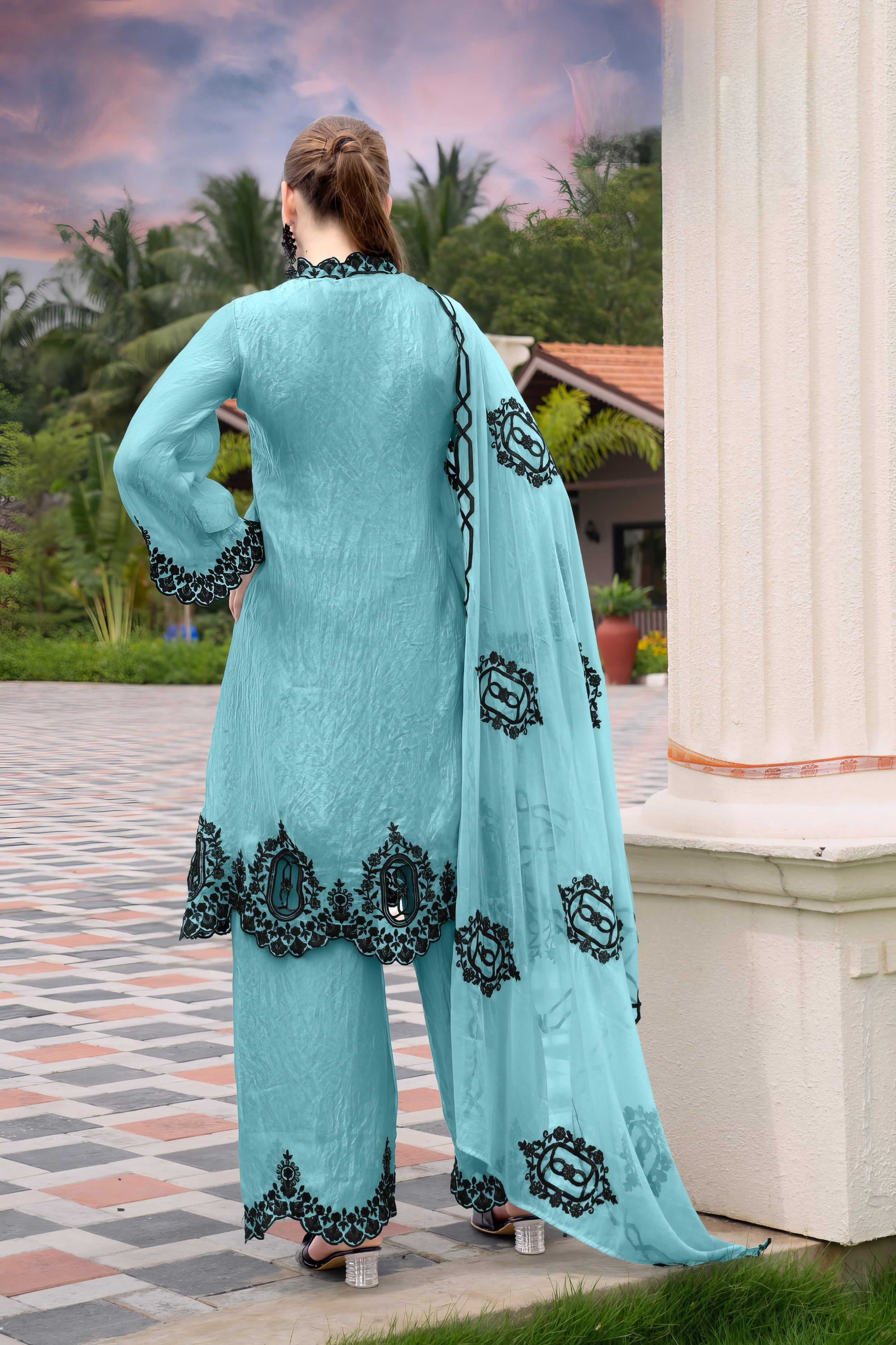 Fandy Silk Pakistani Suit LXPK0103