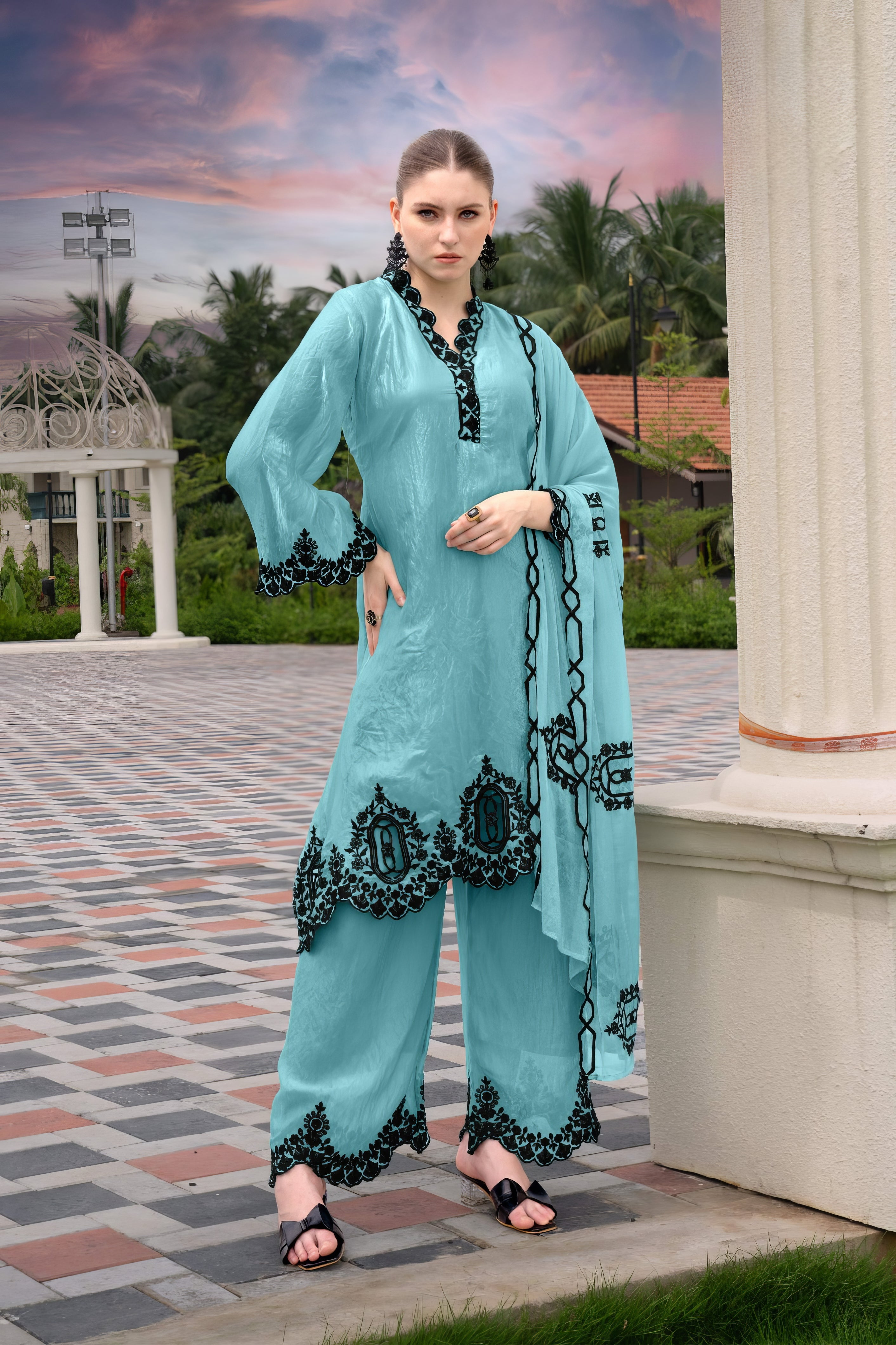 Fandy Silk Pakistani Suit LXPK0103