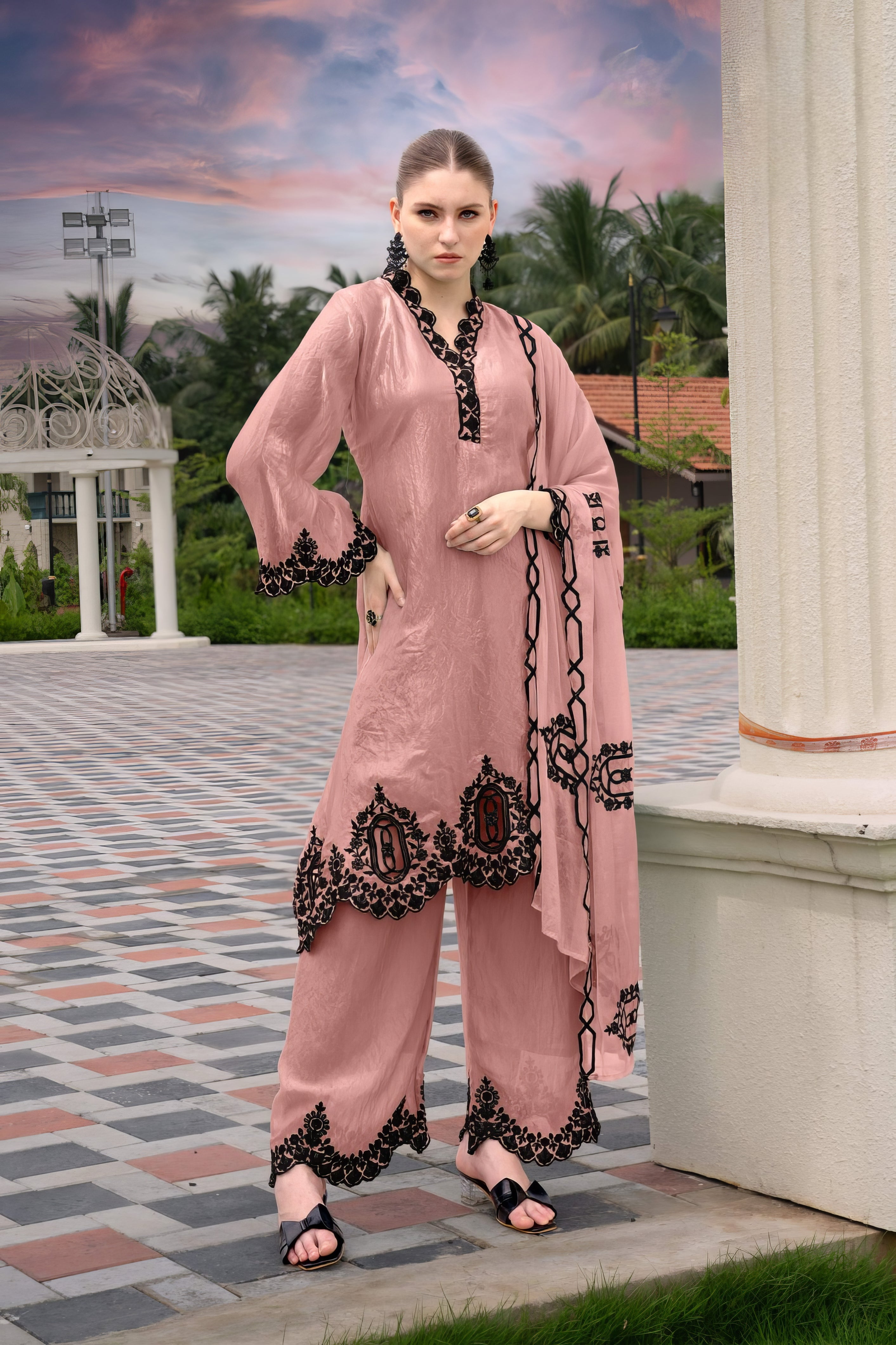 Fandy Silk Pakistani Suit LXPK0103