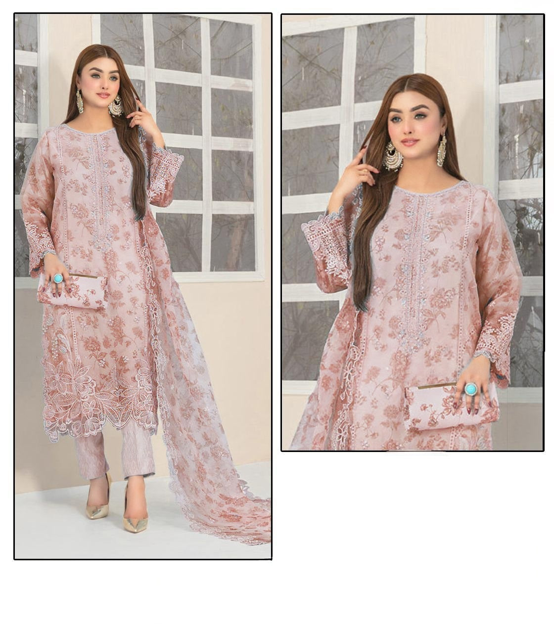 Organza Bloom Luxury Suit LXST0027