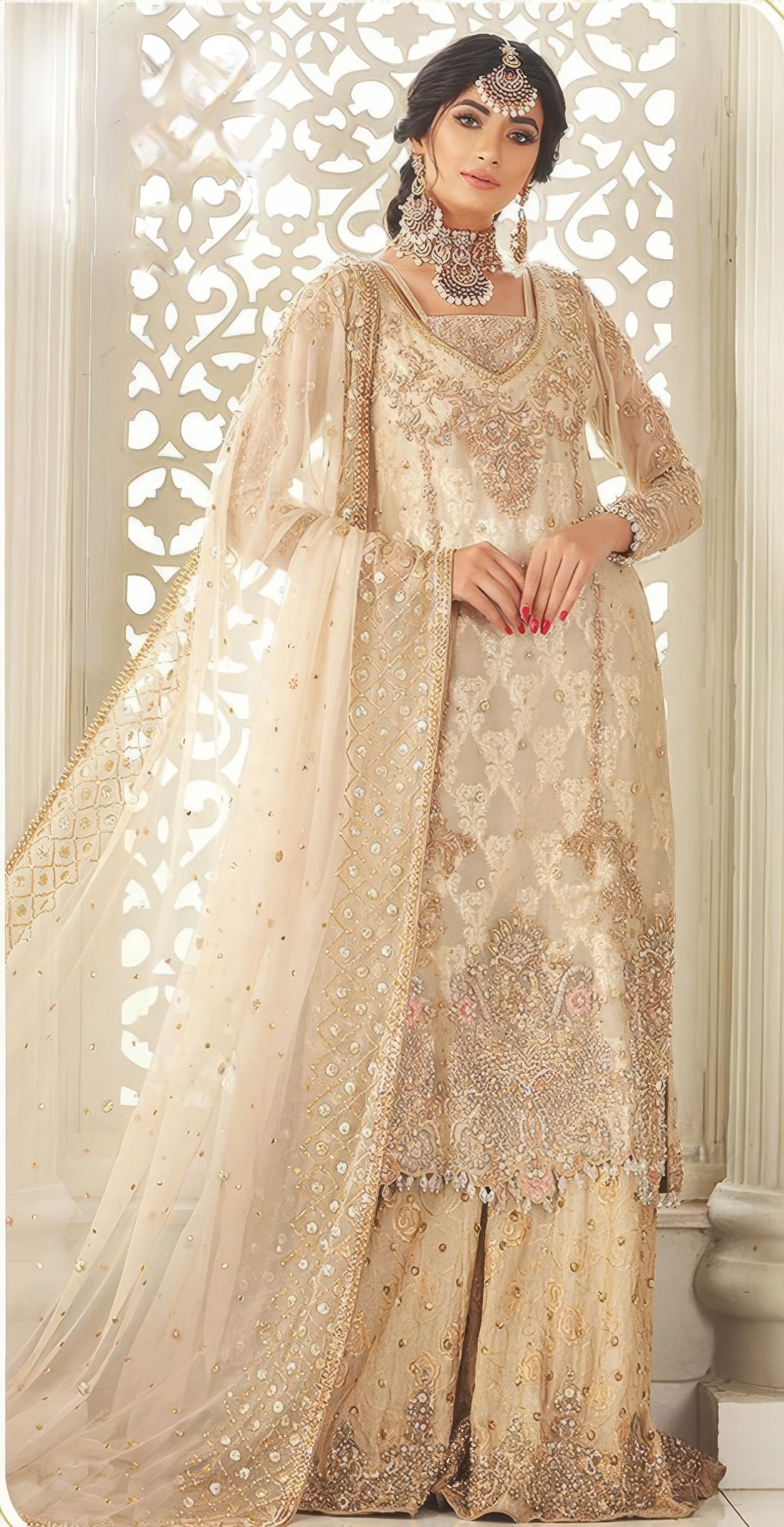 Woven Ease Premium Sharara LXSR0050