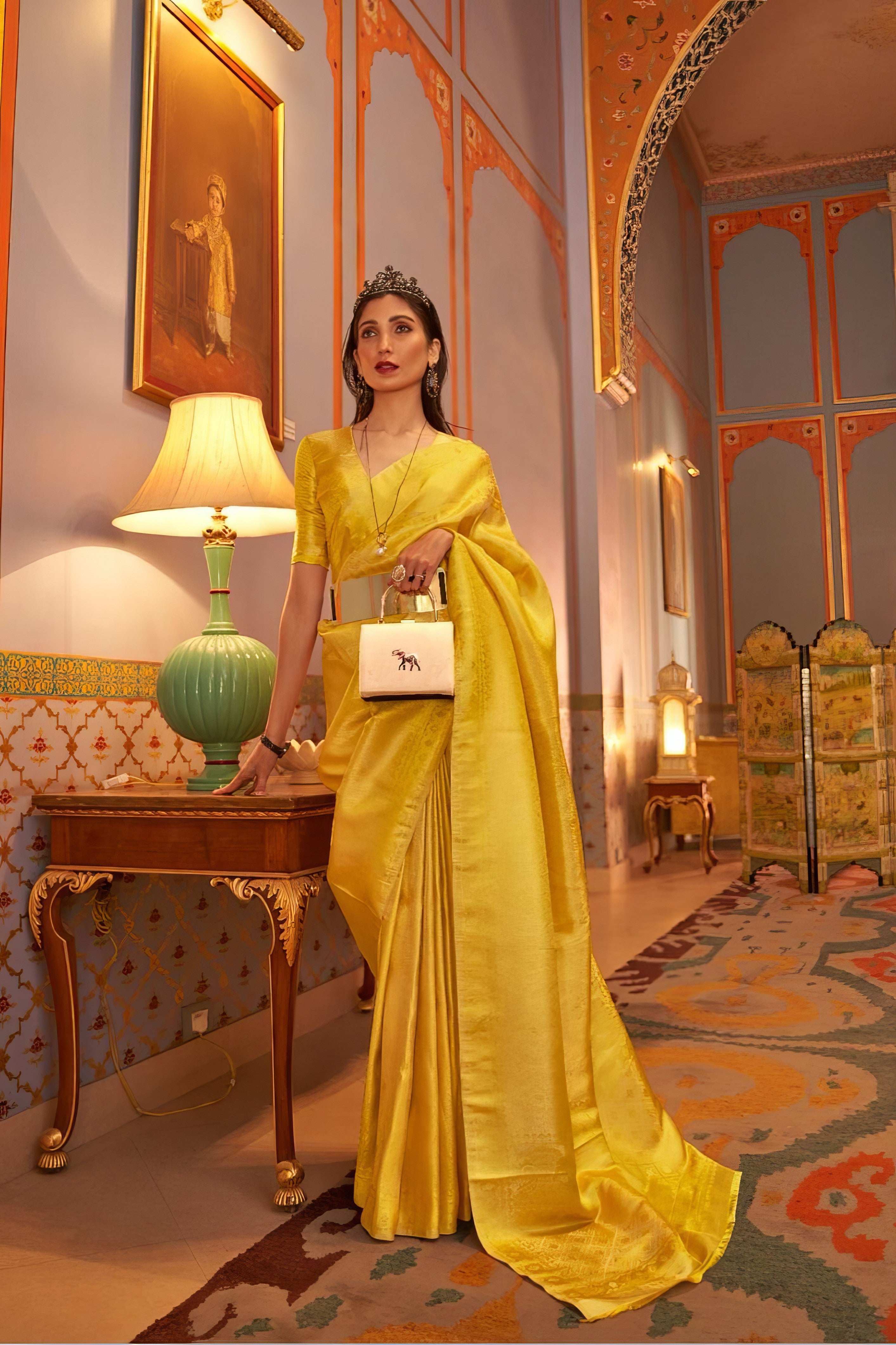 Satin Sheen Saree LXSE0010