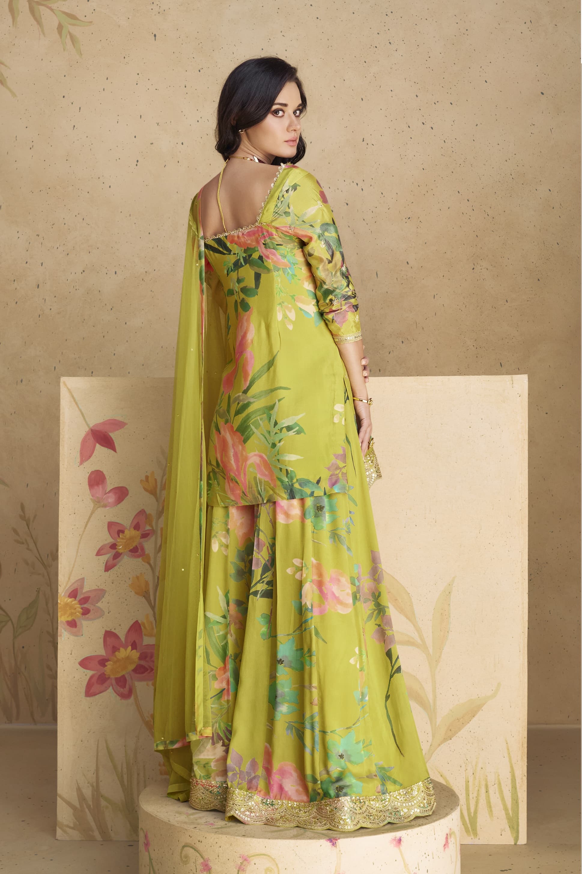 Premium Chinon Silky Sharara EASR0004