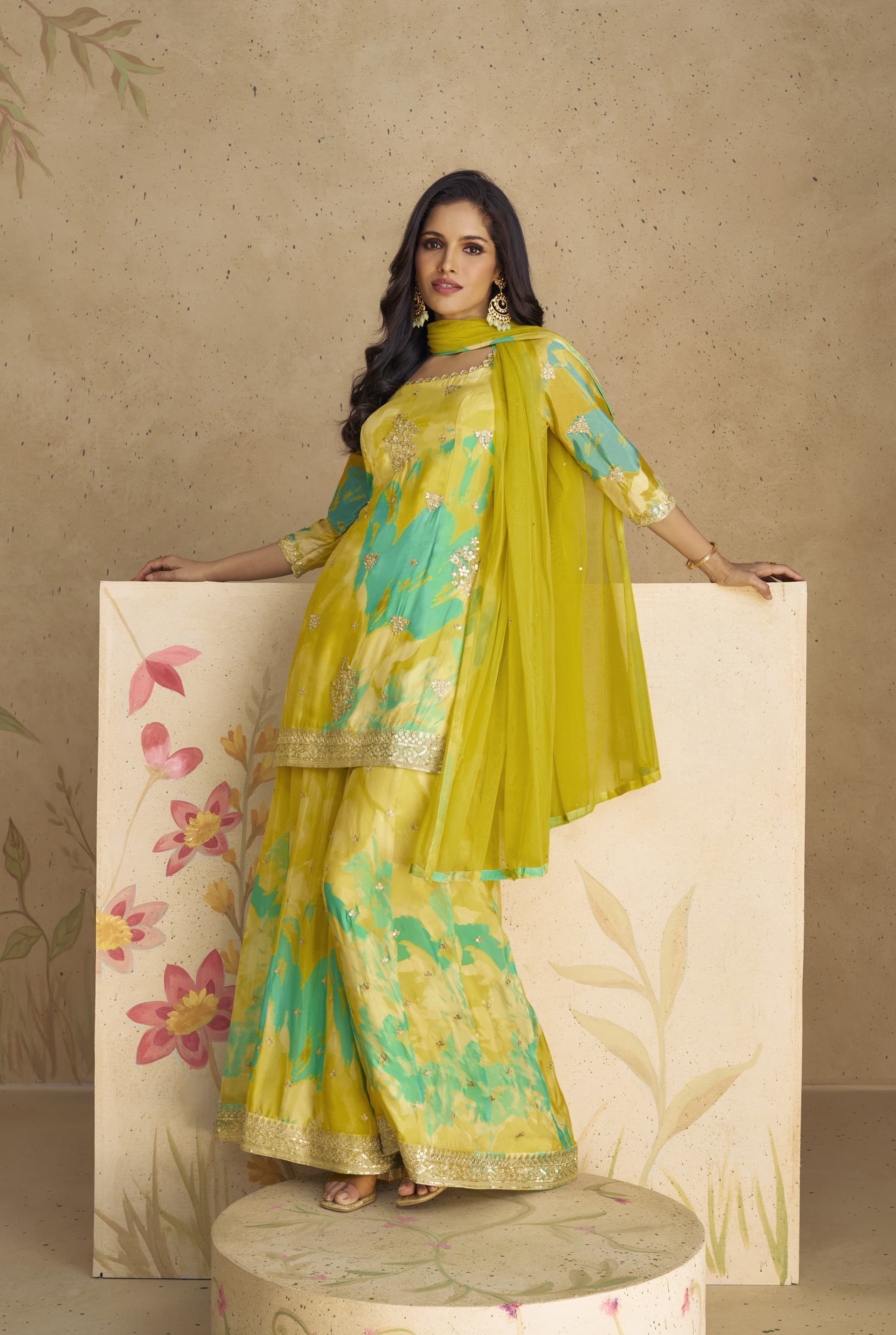Premium Chinon Silky Sharara EASR0004
