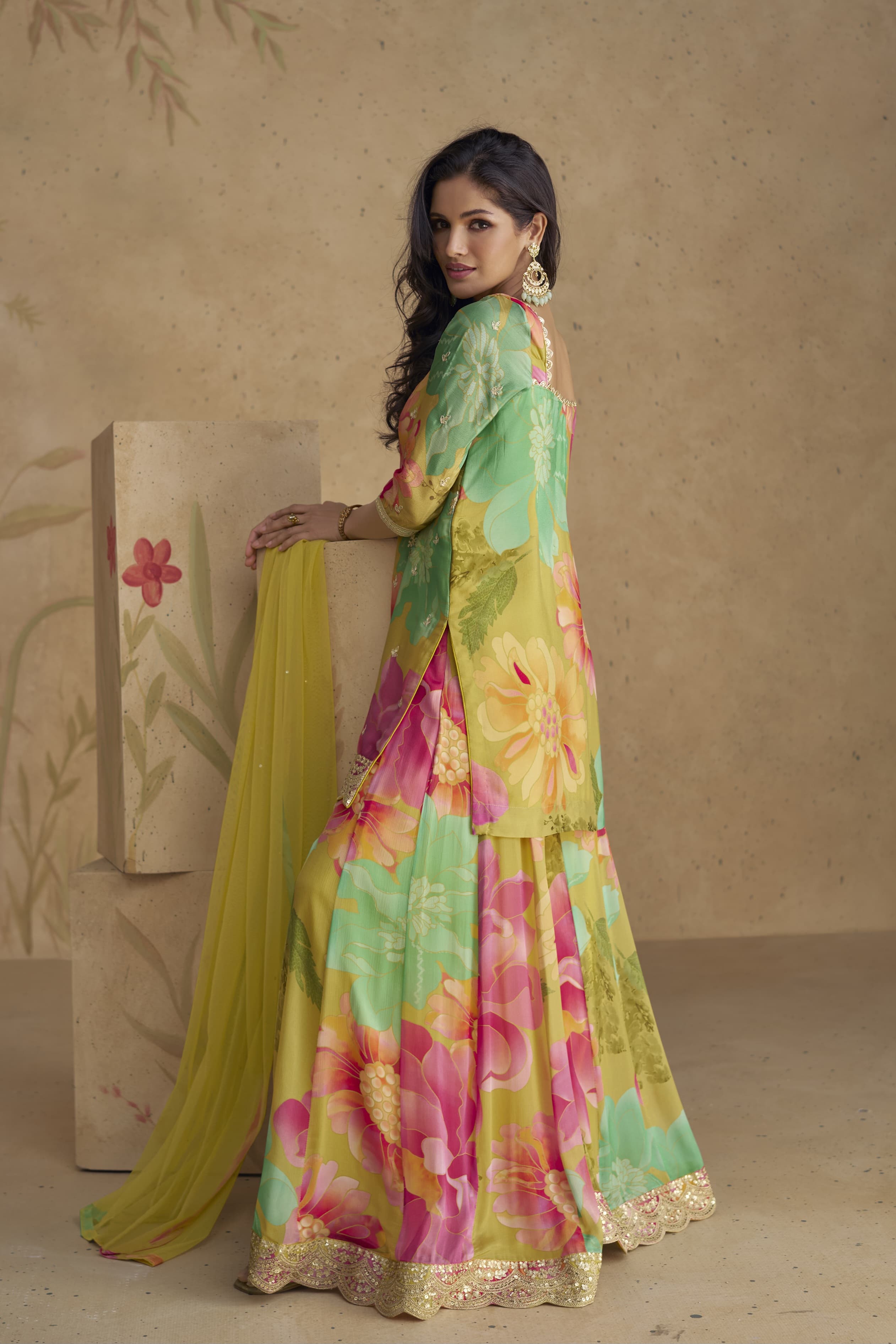 Premium Chinon Silky Sharara EASR0004