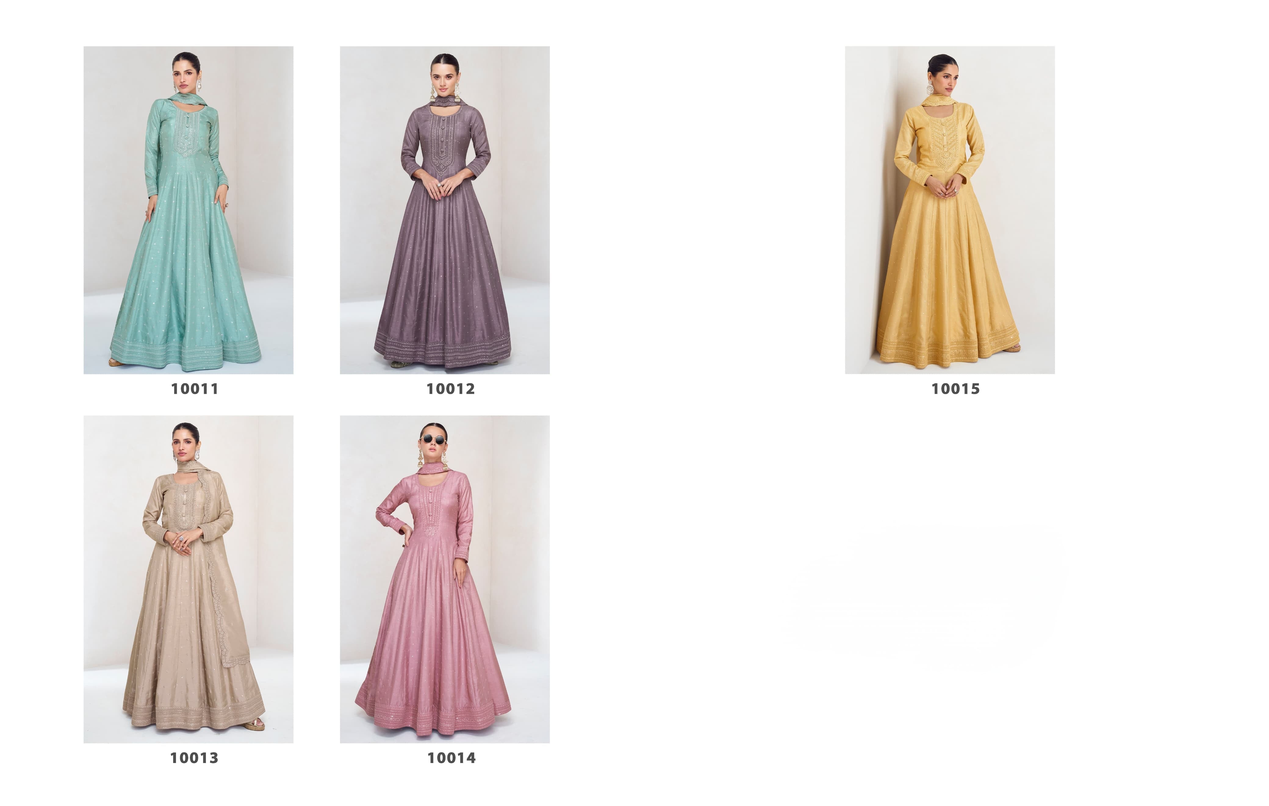 Shadow Drape Silky Fab Gown EAGW0025