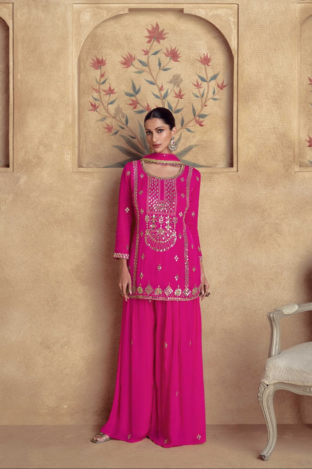 Silken Aura  Luxury Sharara LXSR0015