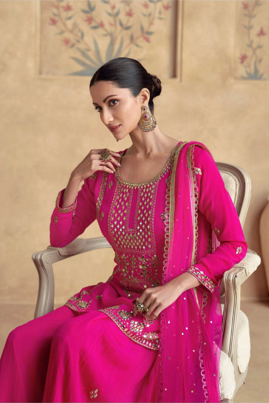 Silken Aura  Luxury Sharara LXSR0015