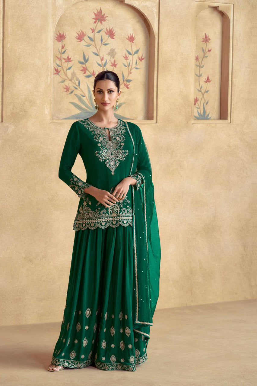 Silken Aura  Luxury Sharara LXSR0015