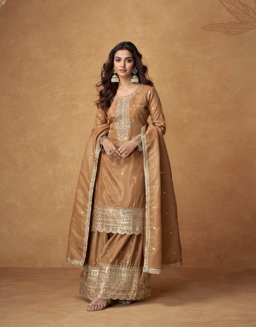 Saanjh Organza Fab Premium Sharara LXSR0020