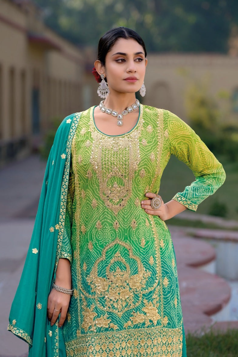 Rangrez Embroidered Sharara LXSR0026