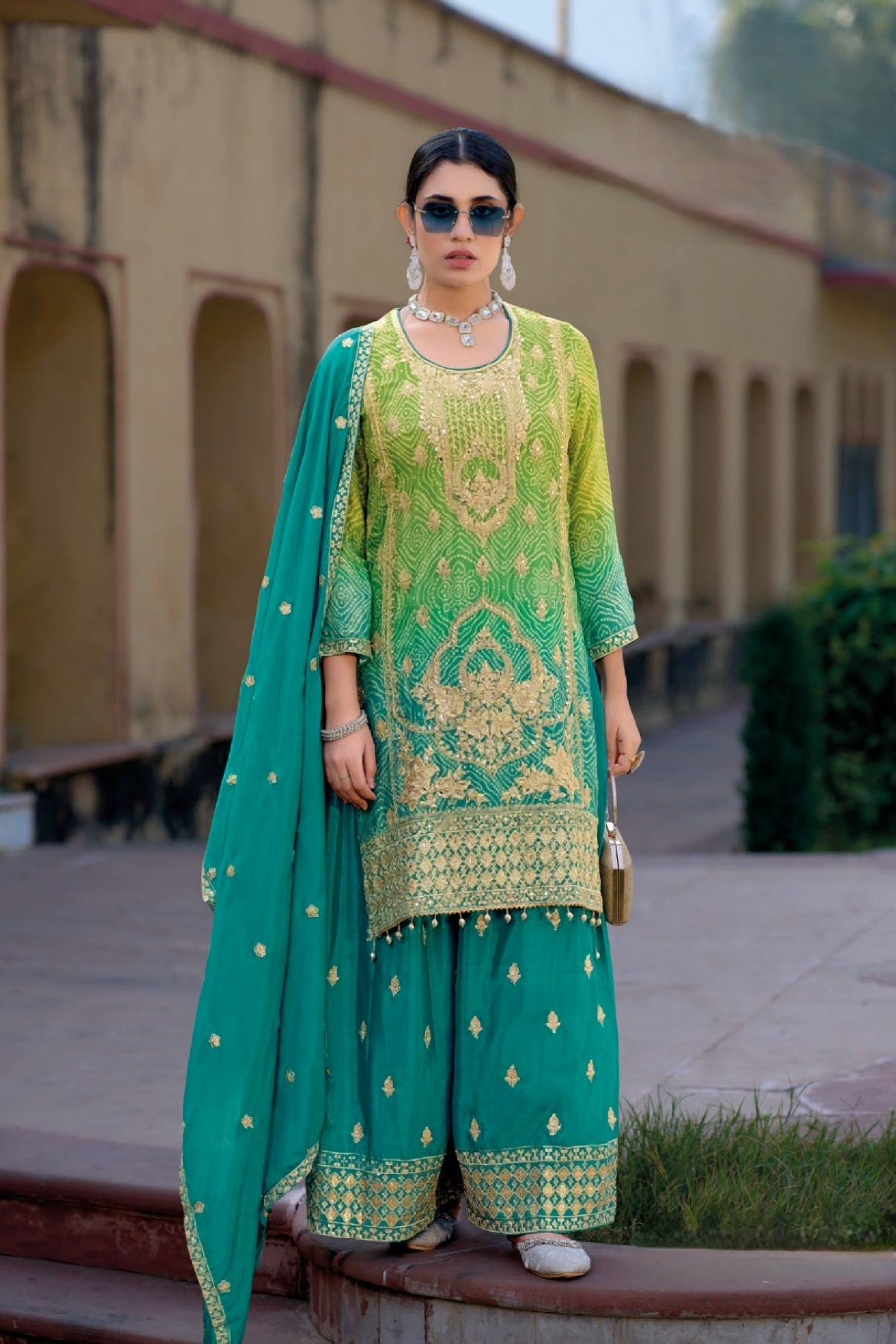 Rangrez Embroidered Sharara LXSR0026