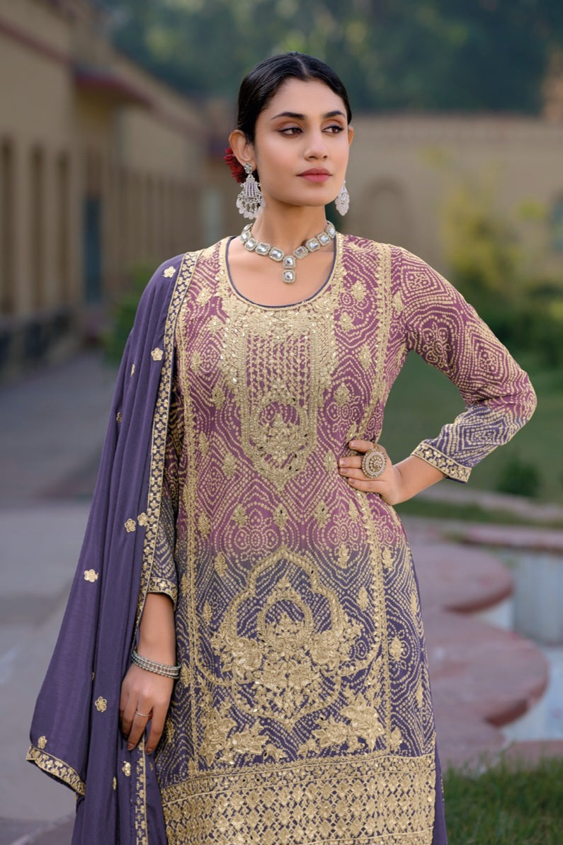 Rangrez Embroidered Sharara LXSR0026