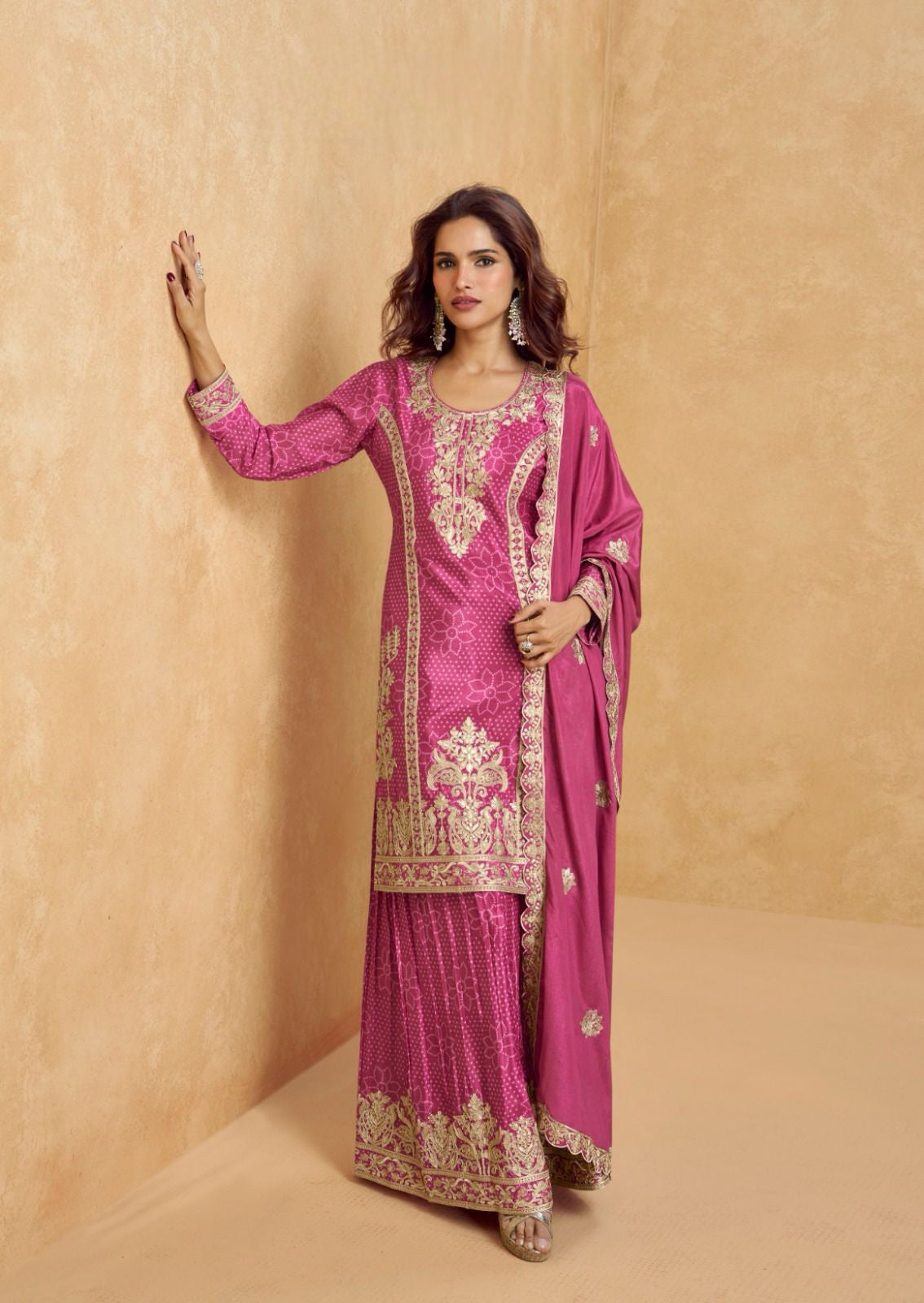Zarveen Embroidered Sharara LXSR0028