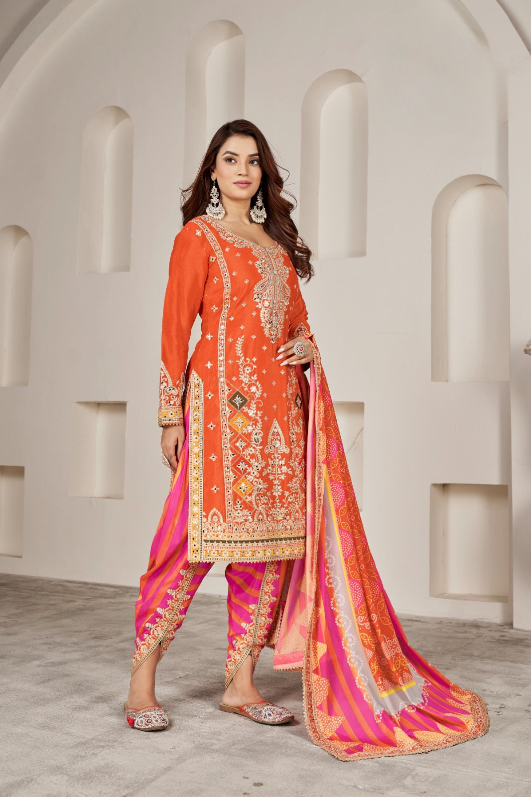 Premium Fiber Chinon Suit LXST0041