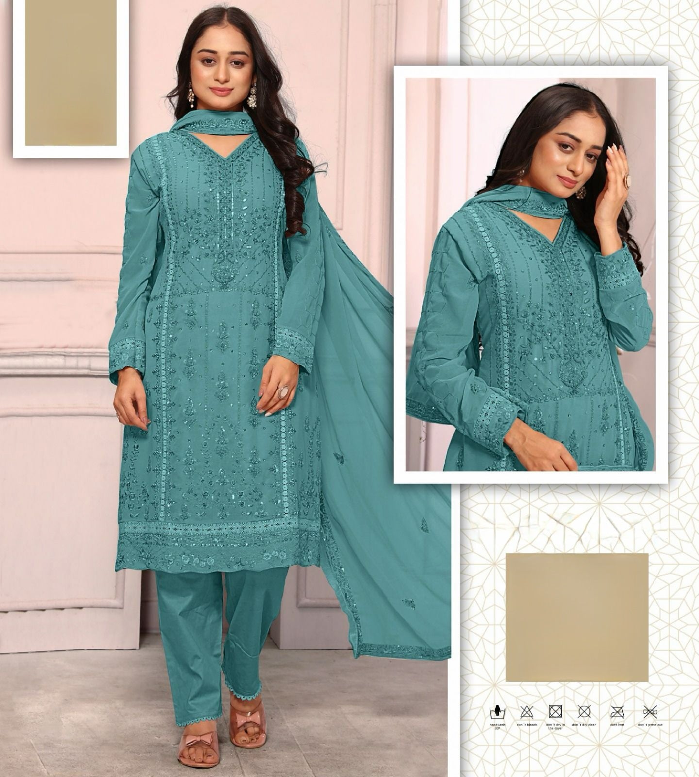 Gleam & Grace Embroidered Suits LXST0021