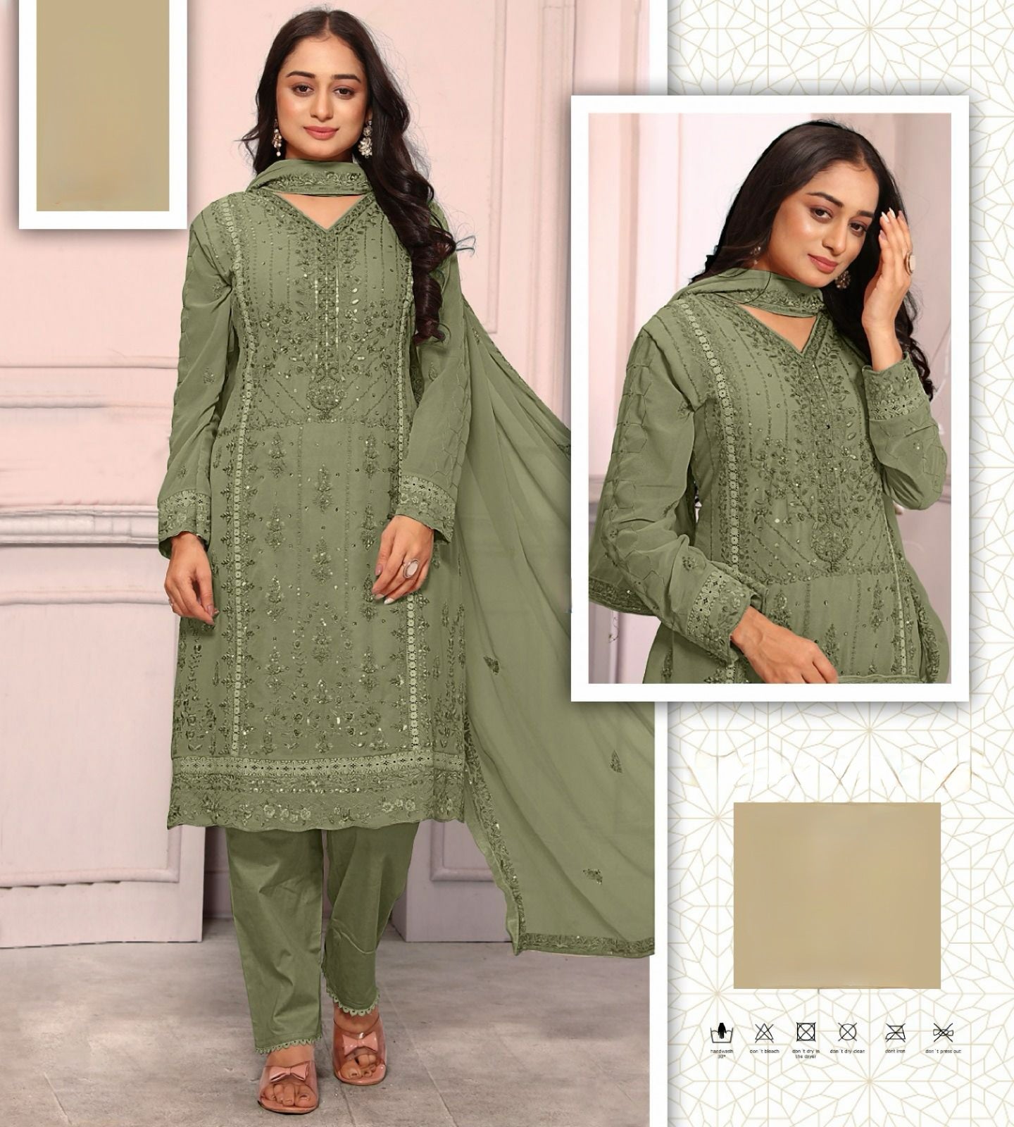 Gleam & Grace Embroidered Suits LXST0021