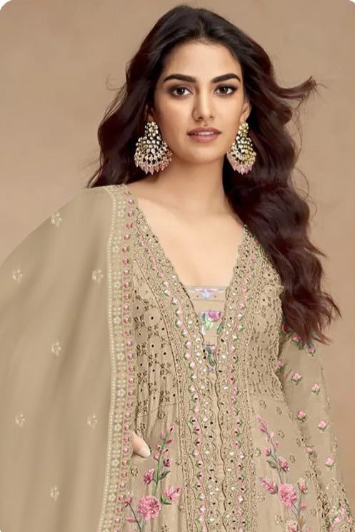 Zarkhan Glow Full embroidred Pakistani suit LXPK0010