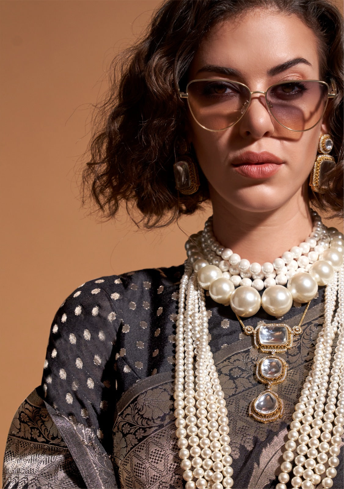 Pure Georgatte Handloom Weaving Saree LXSE0003