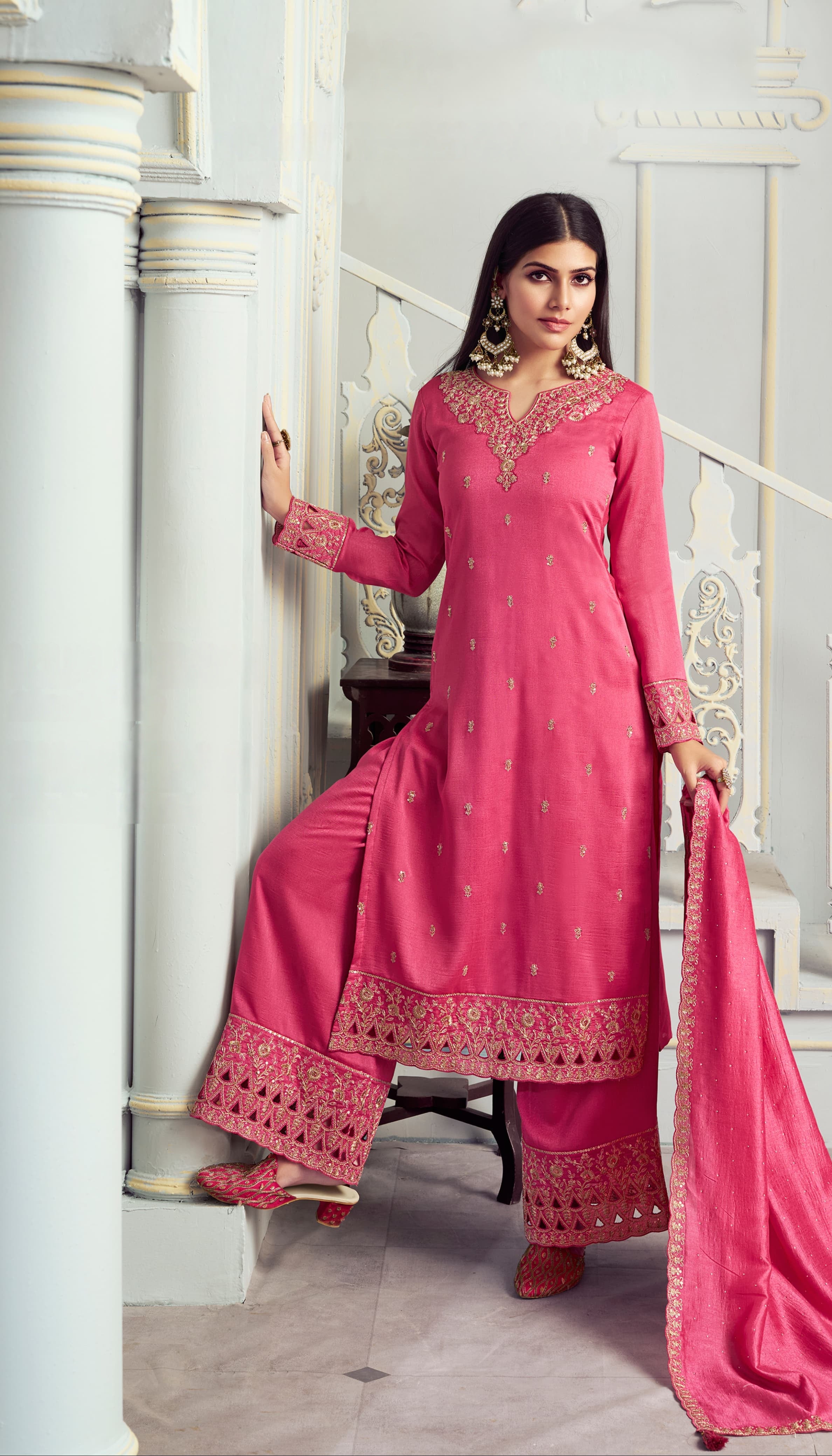 Premium Embroidered Suit LXST0010